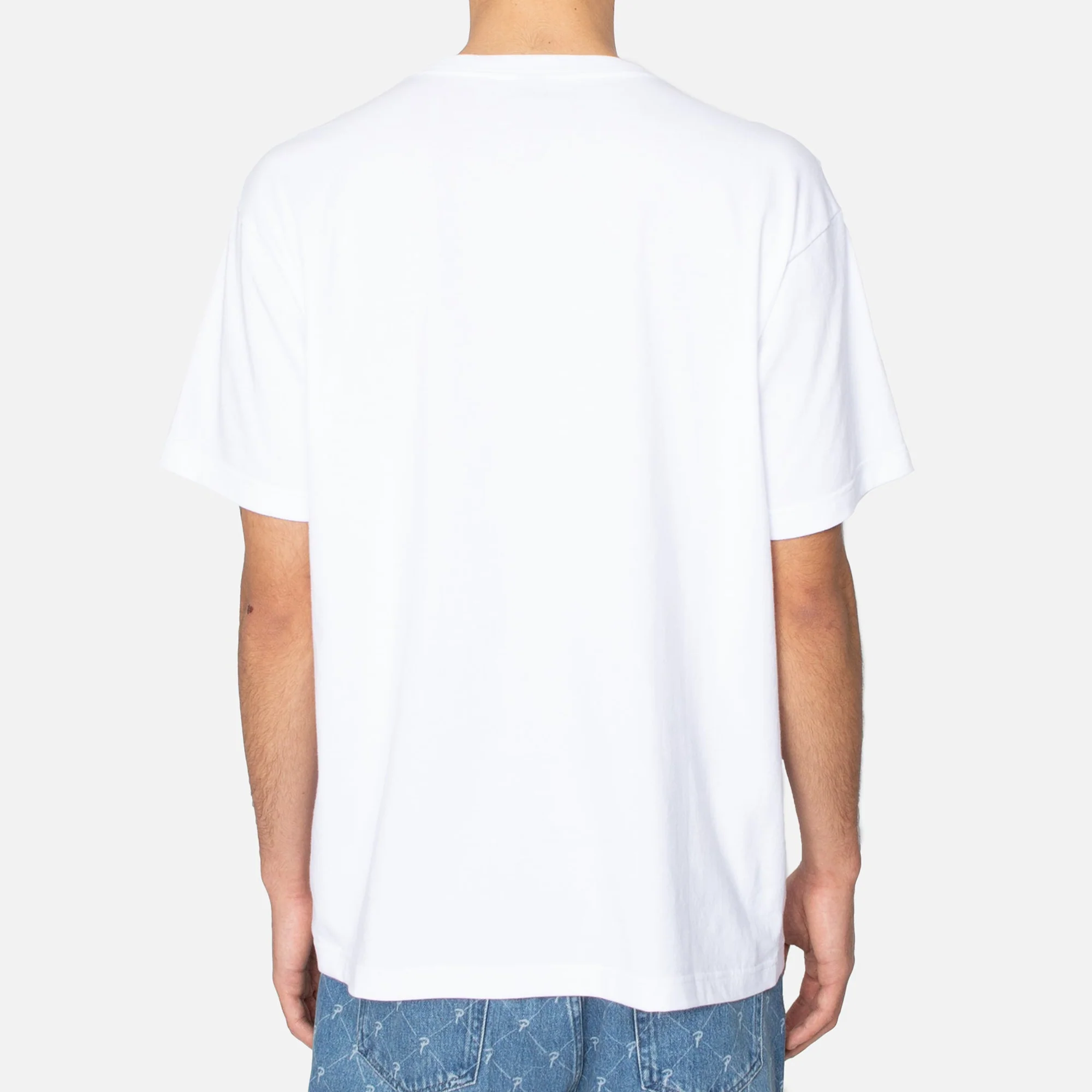 Patta Mens Basic Script P T-Shirt 'White' - Image 2