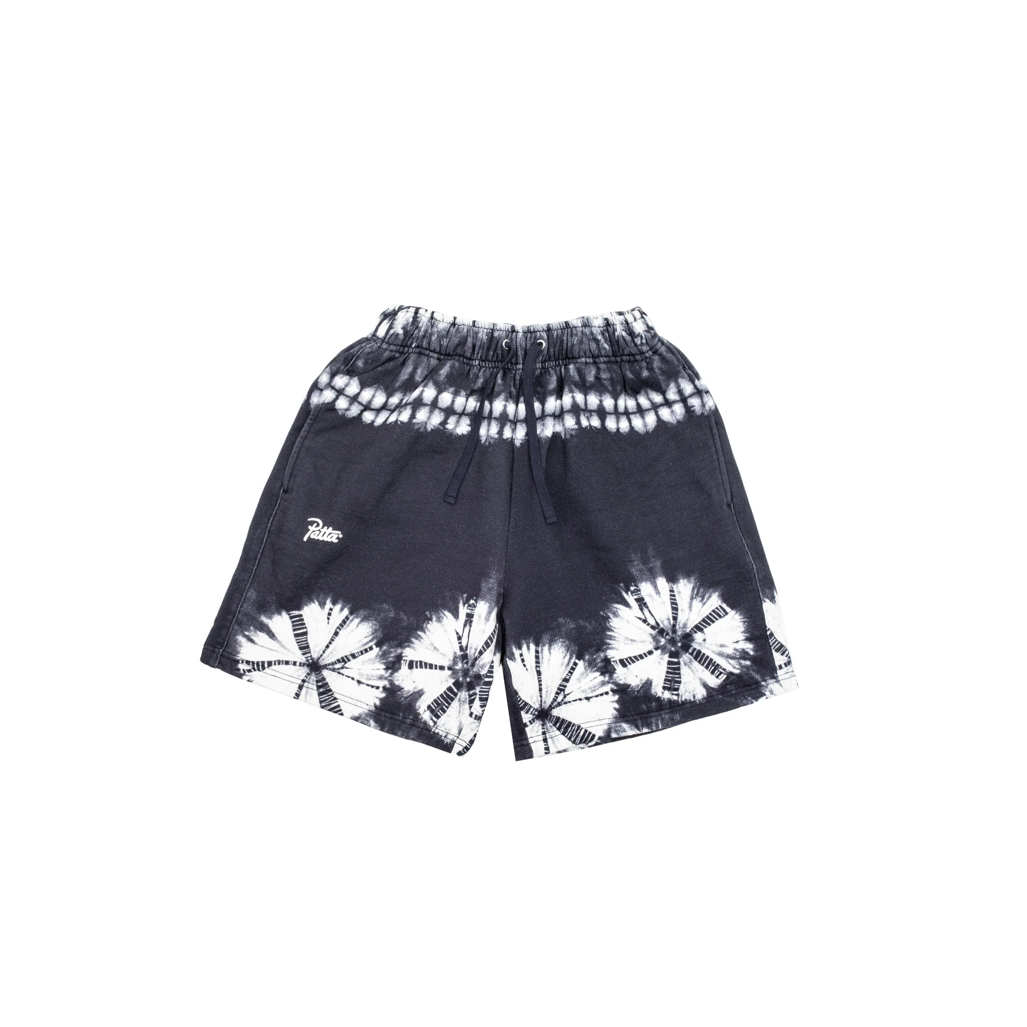 Patta Mens Basic Shibori Jogging Shorts