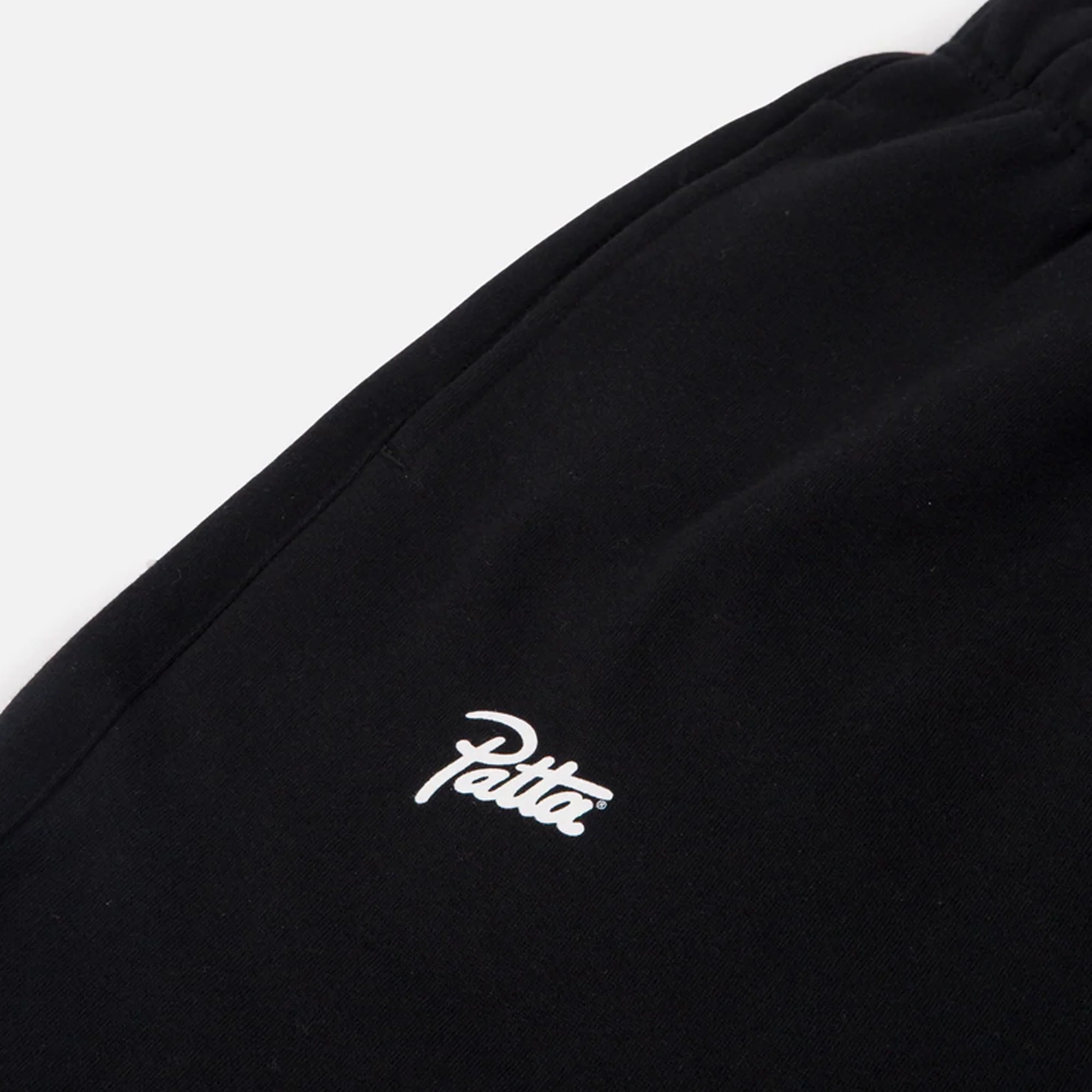 Patta Mens Basic Summer Jogging Shorts 'Black' - Image 3