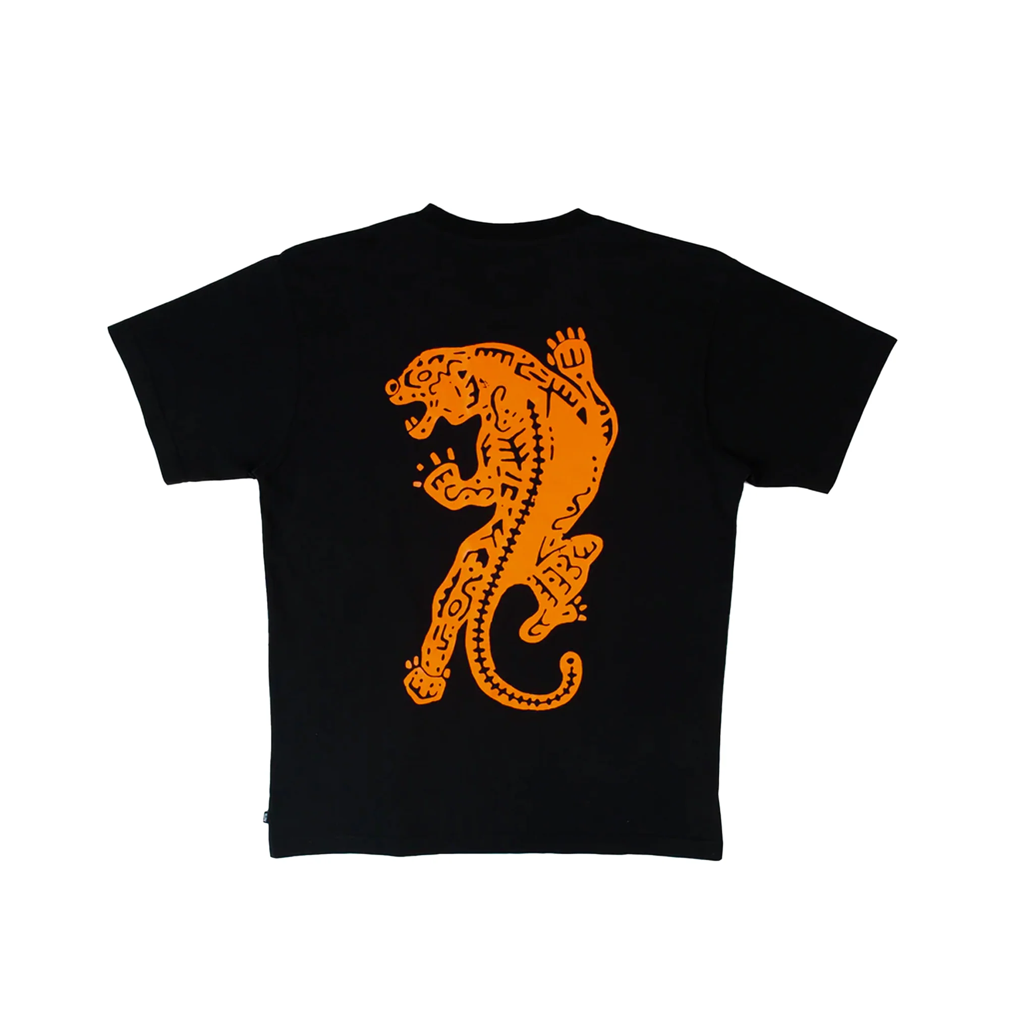 Patta Mens Block Print Panther T-Shirt 'Black' - Image 2