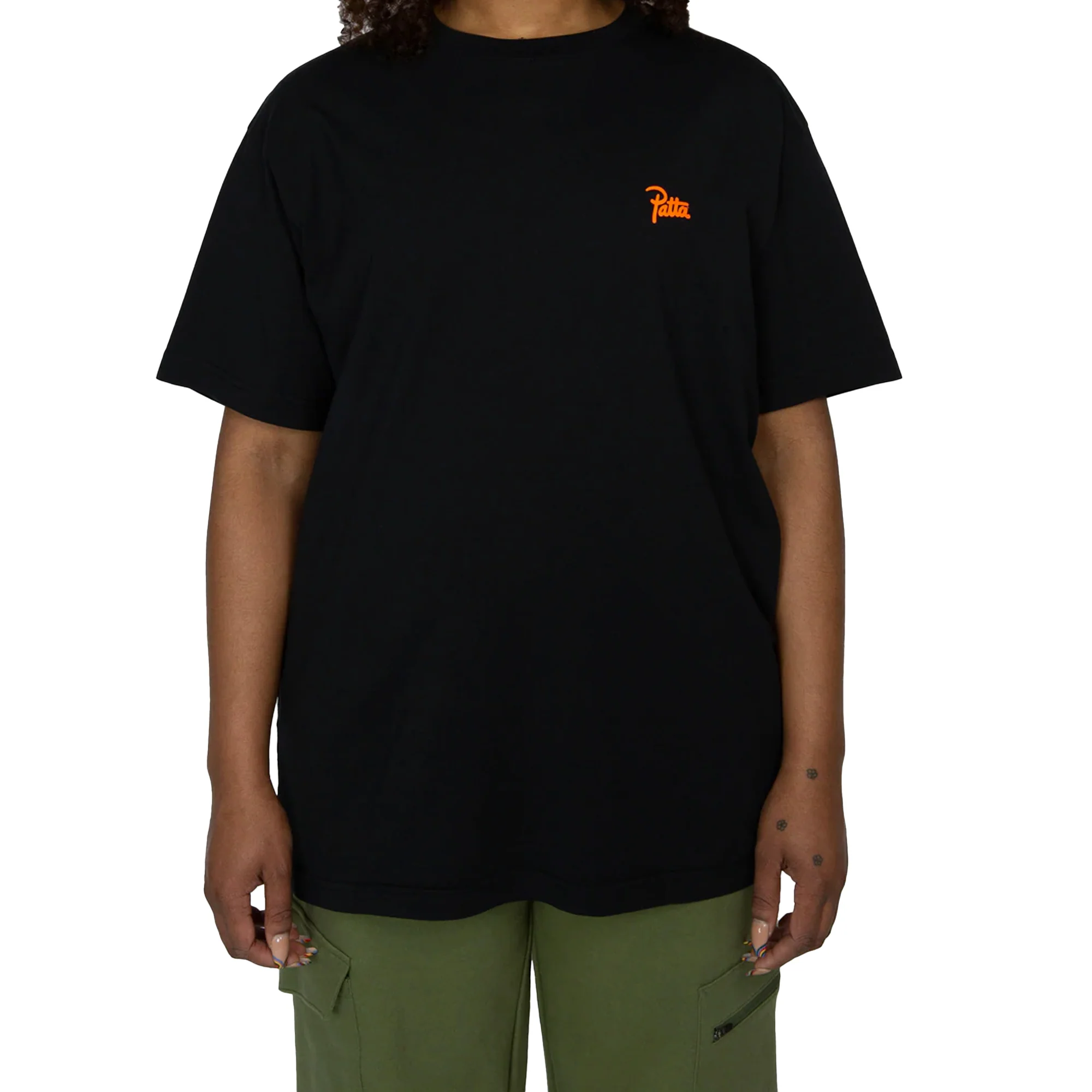 Patta Mens Block Print Panther T-Shirt 'Black' - Image 4