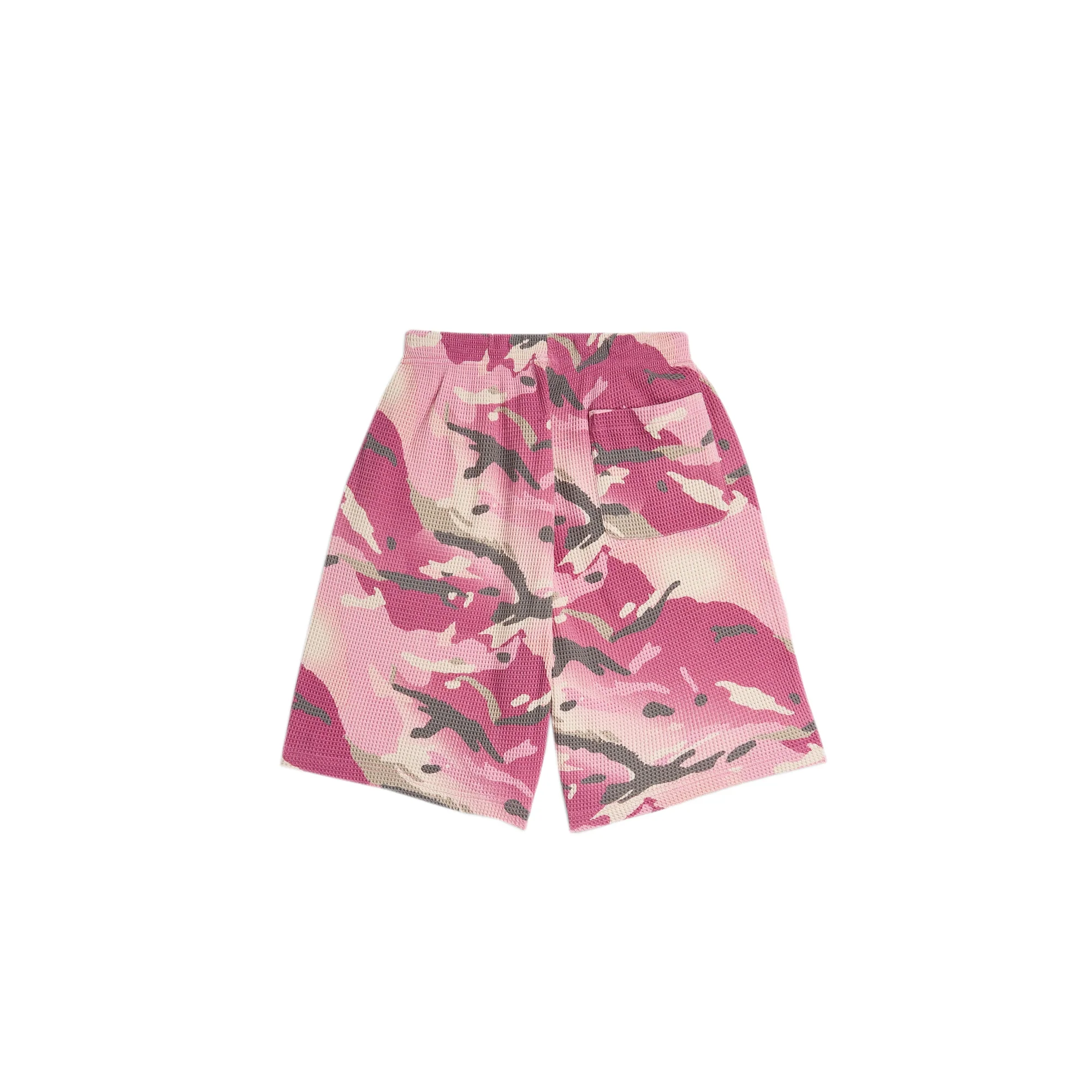 Patta Mens Cactus Flower Camo Waffle Shorts - Image 2