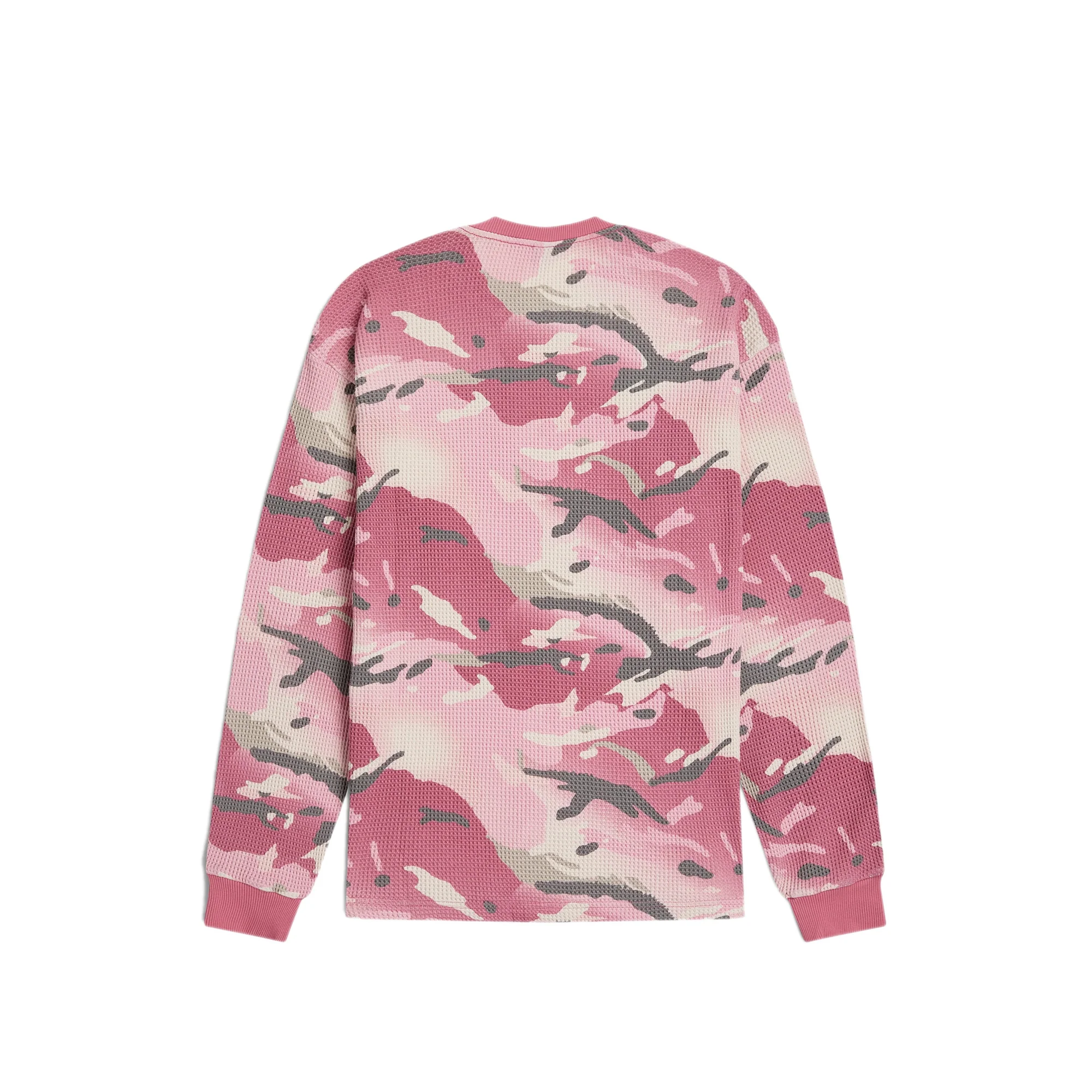 Patta Mens Cactus Flower Camo Waffle LS Tee - Image 3