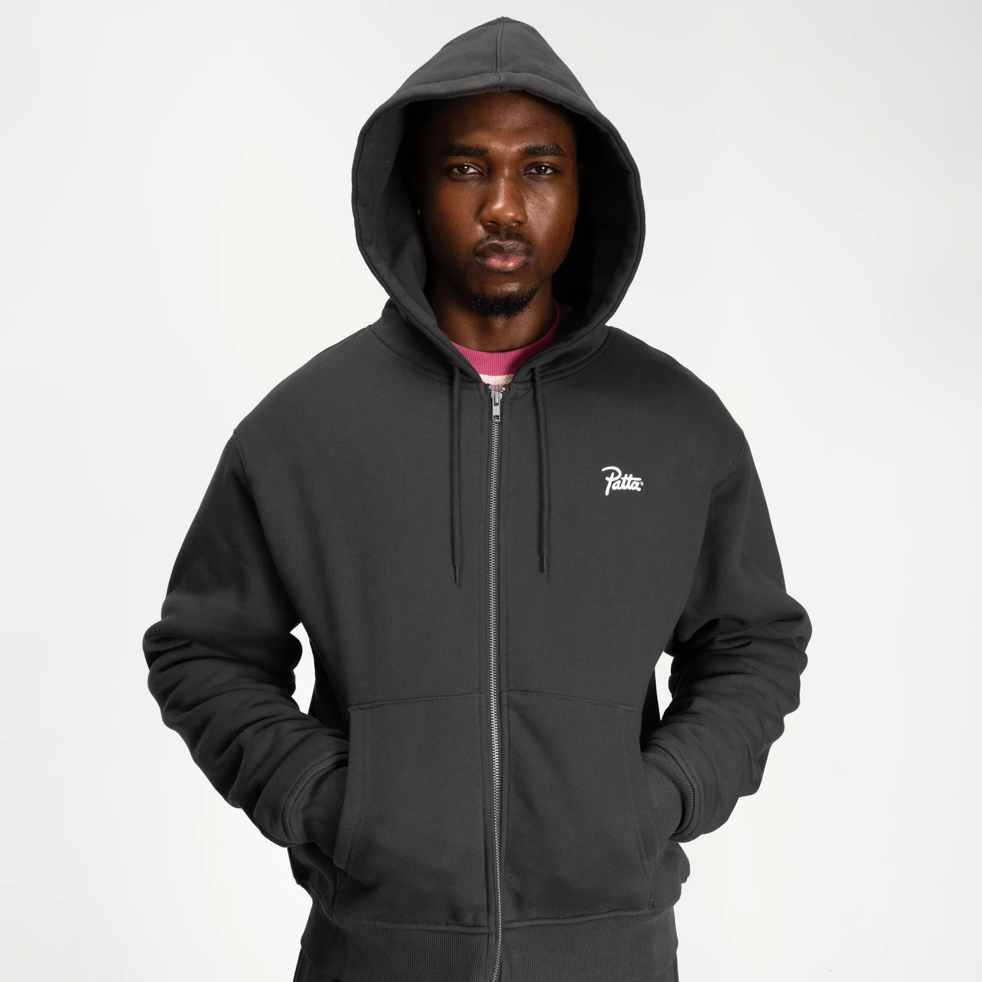 Patta Mens Classic Zip-Up Hoodie - Image 2