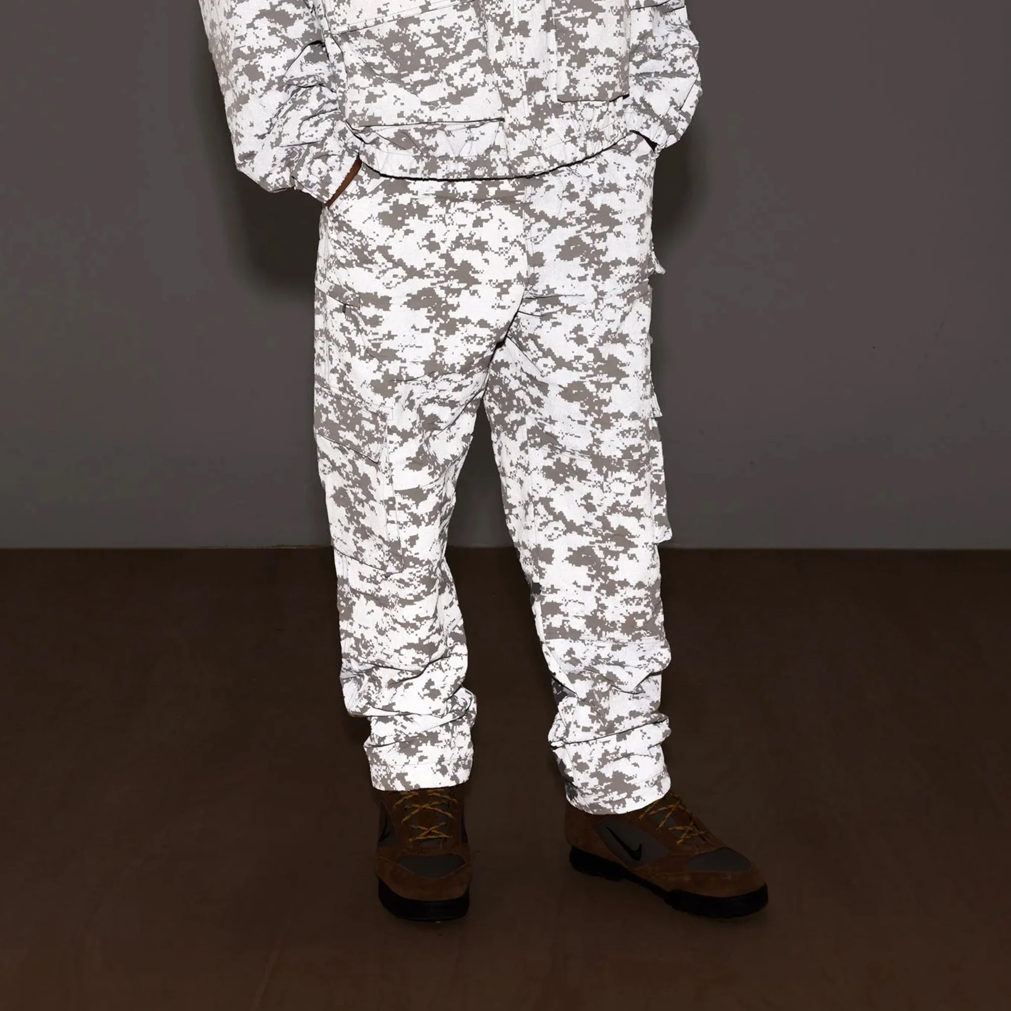 Patta Mens Digi Camo Reflective Cargo Pants - Image 2