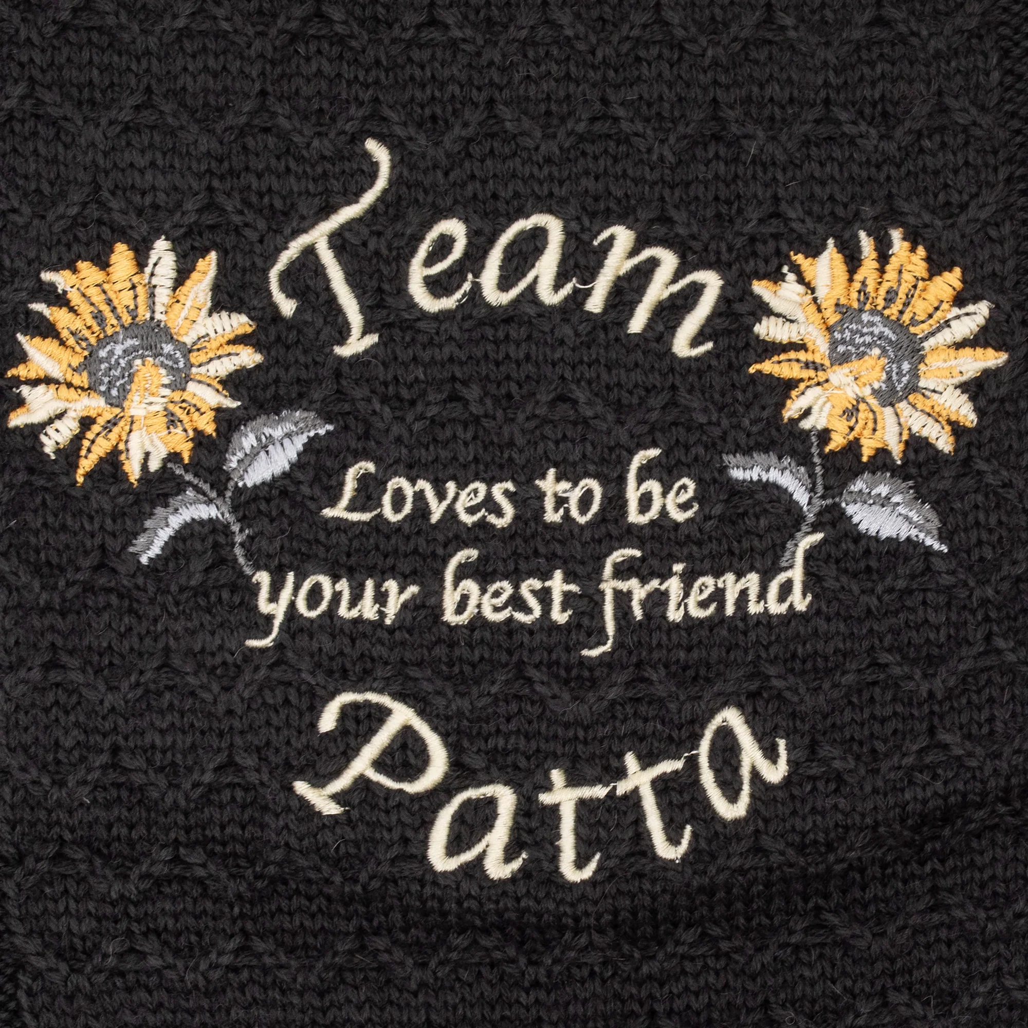 Patta Mens Loves You Cable Knitted Sweater - Image 2