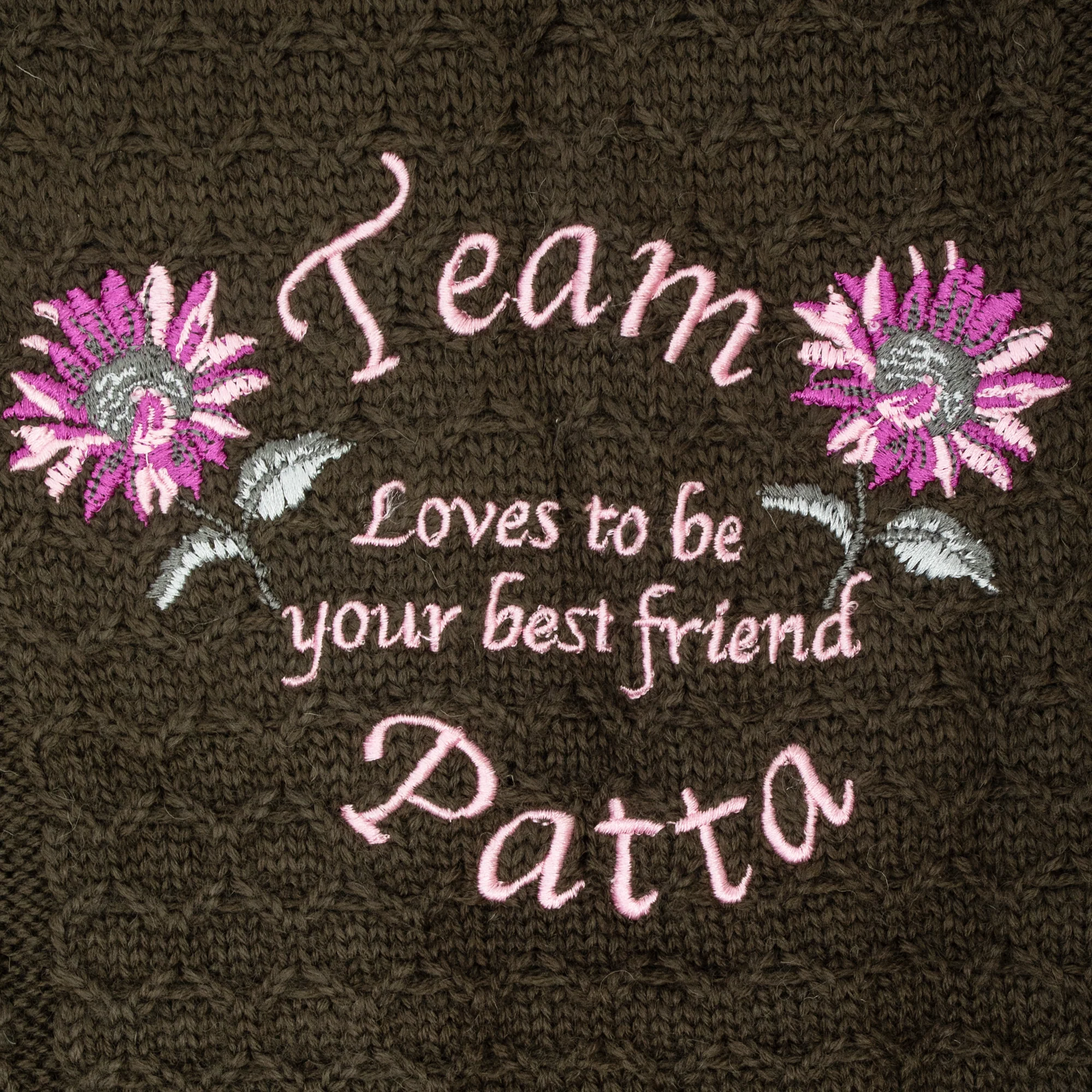 Patta Mens Loves You Cable Knitted Sweater - Image 2