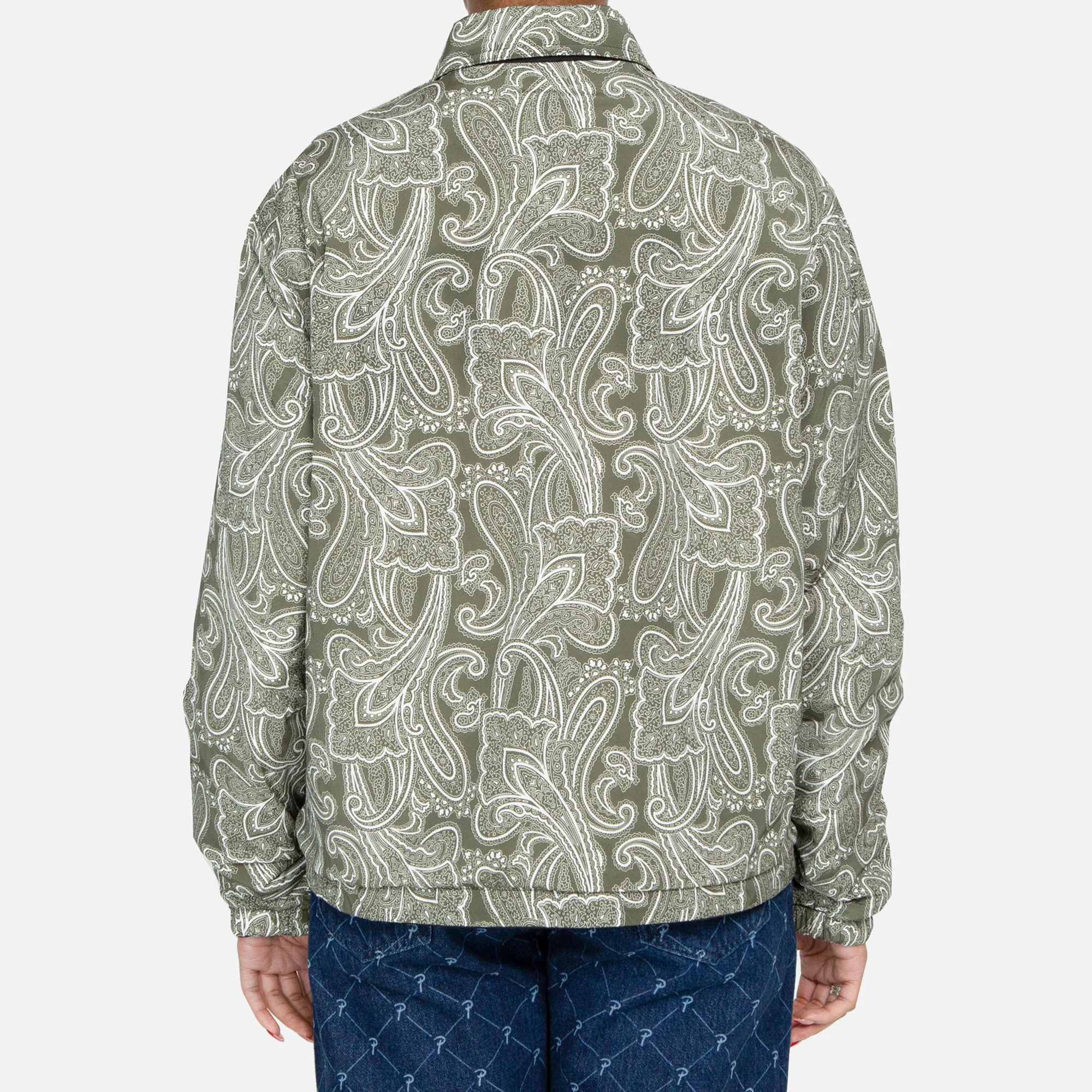 Patta Mens Paisley Reversible Jacket 'Black/Paisley' - Image 4