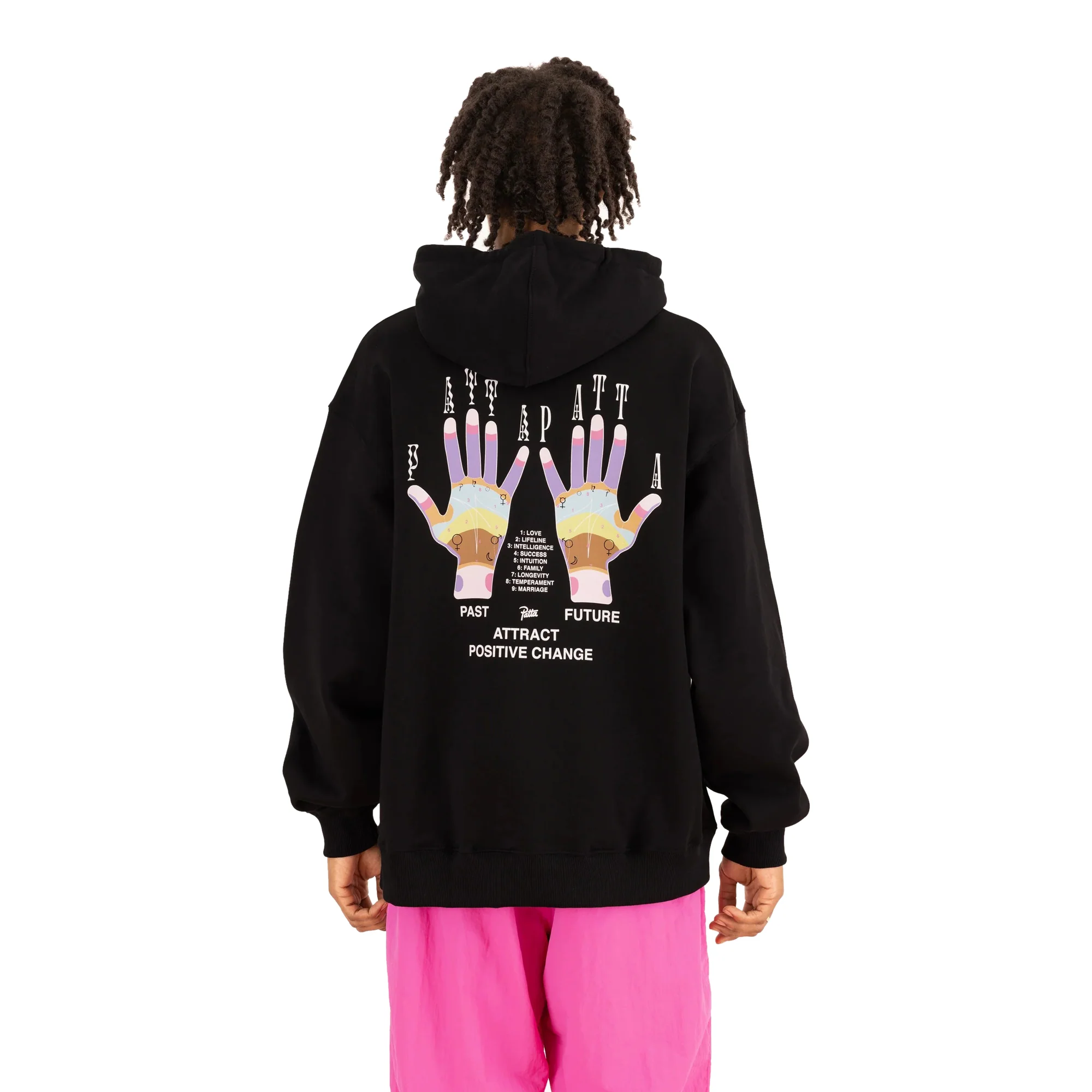 Patta Mens Palmistry Boxy Hooded Sweater - Image 4
