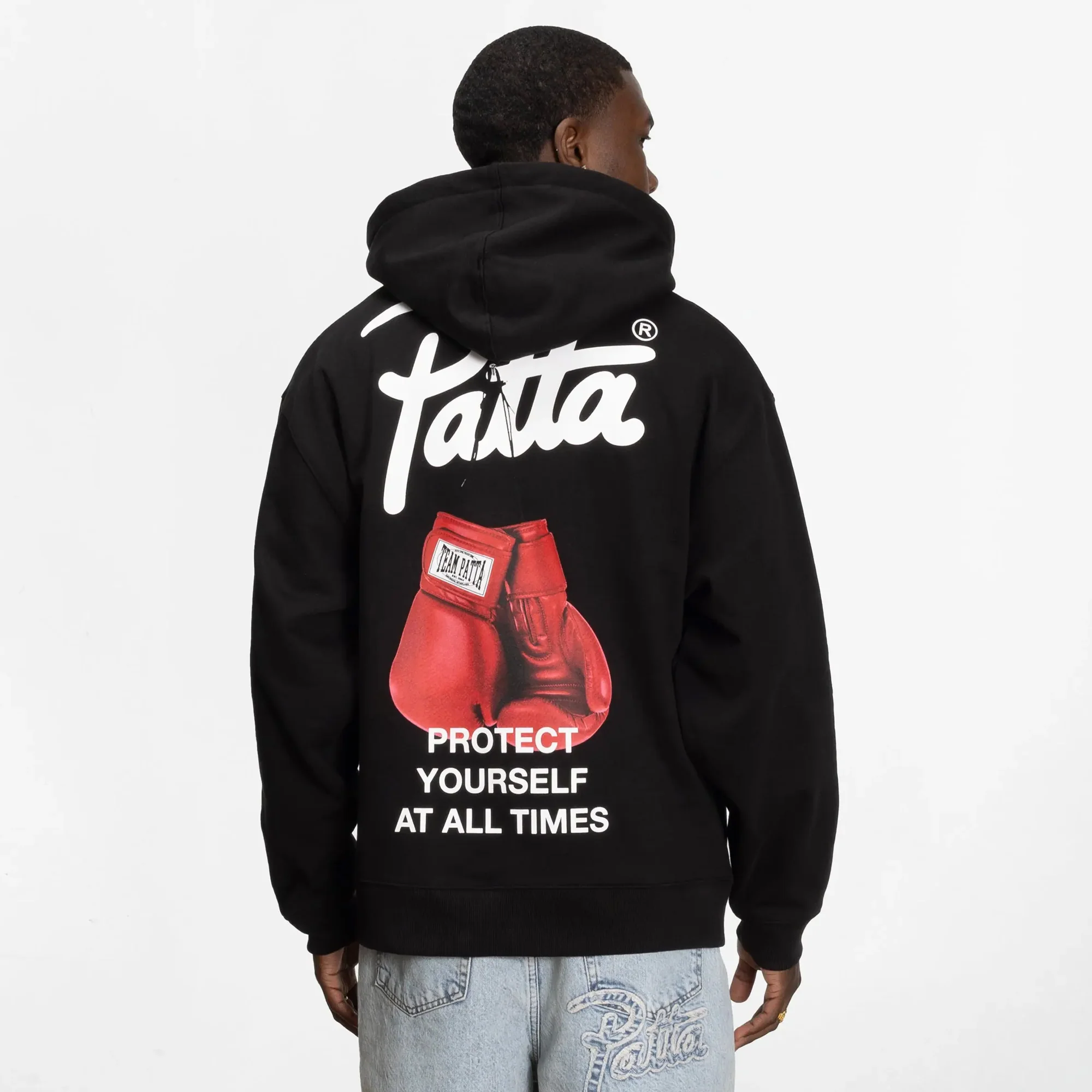 Patta Mens Protect Yourself Hooded Sweater - Image 2