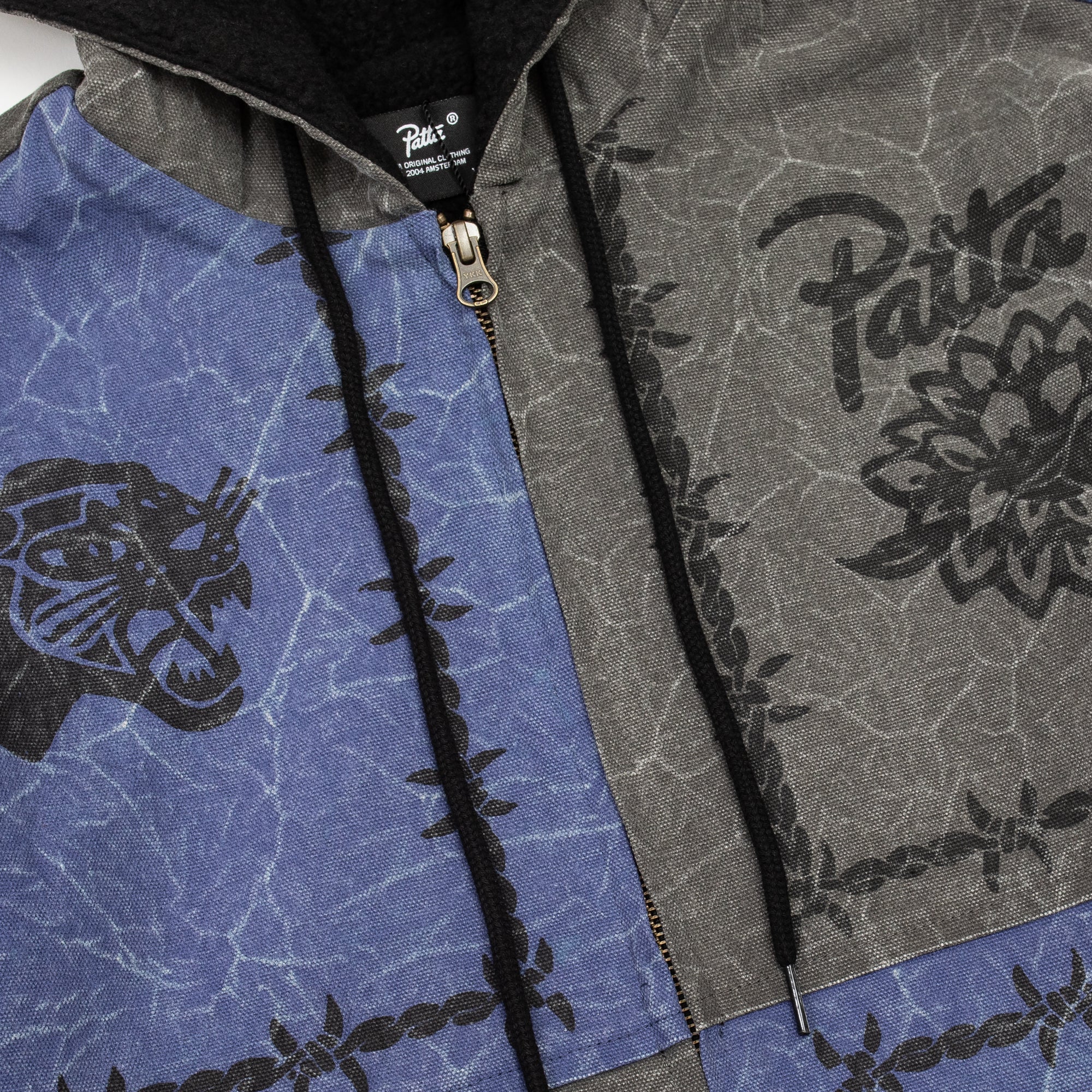 Patta Mens Symbols Zip Hooded Jacket - Image 3