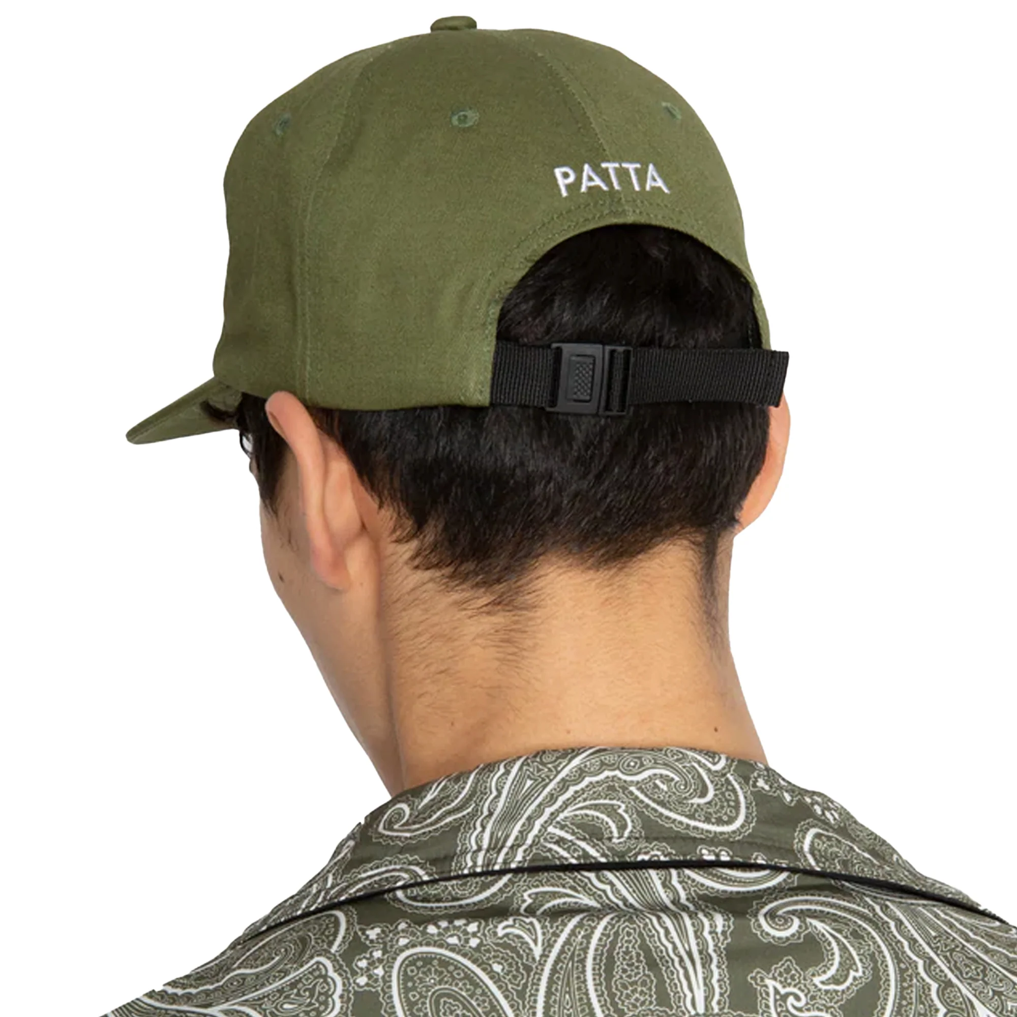 Patta Script P Sports Cap 'Olivine' - Image 4