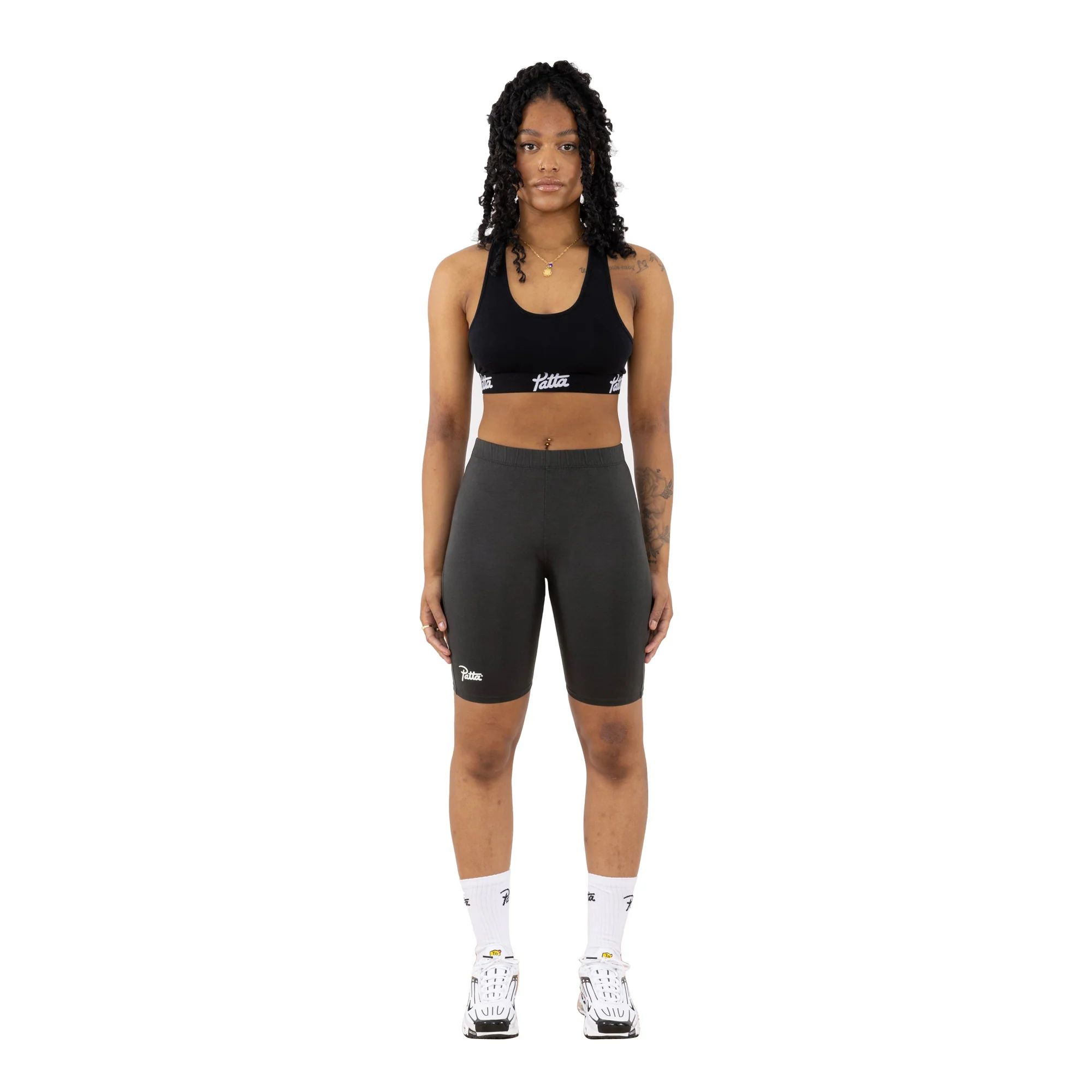Patta Womens Basic Washed Biker Shorts - Image 2