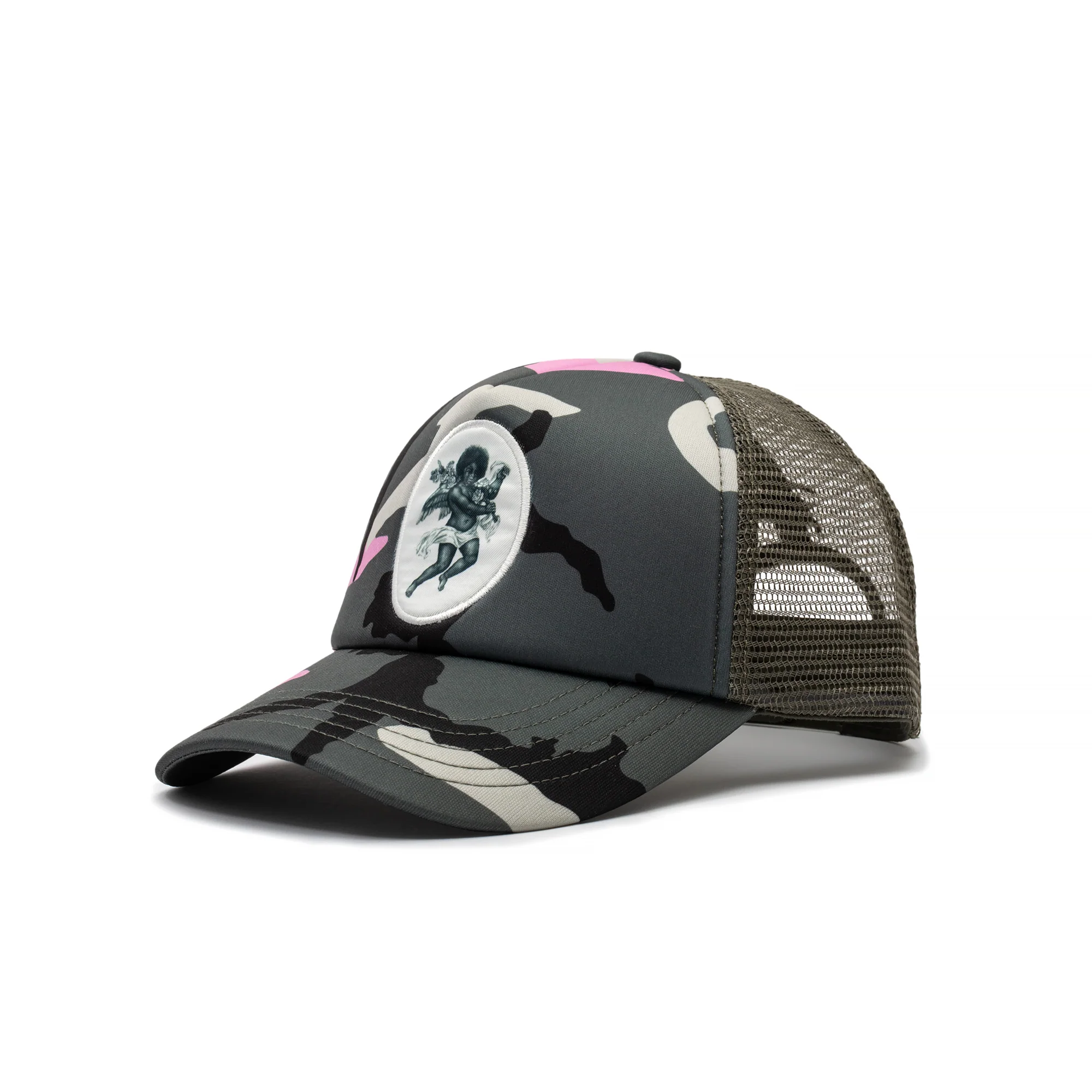 Patta Woodland Camo Trucker Cap - Image 2