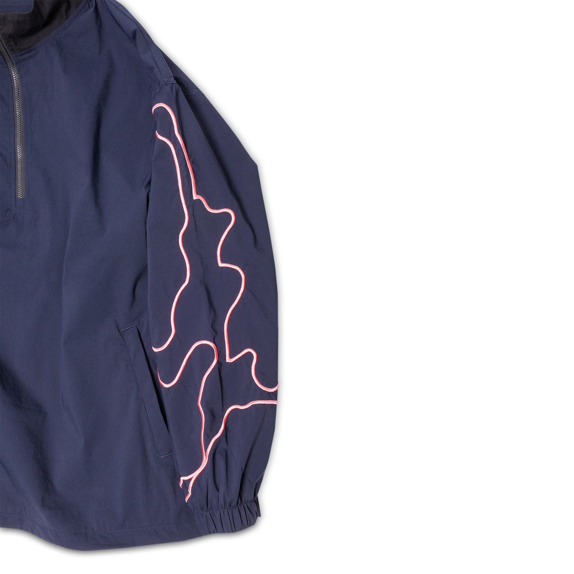 Perks And Mini Mens Nu/Age Space Zip Neck Pullover - Image 2