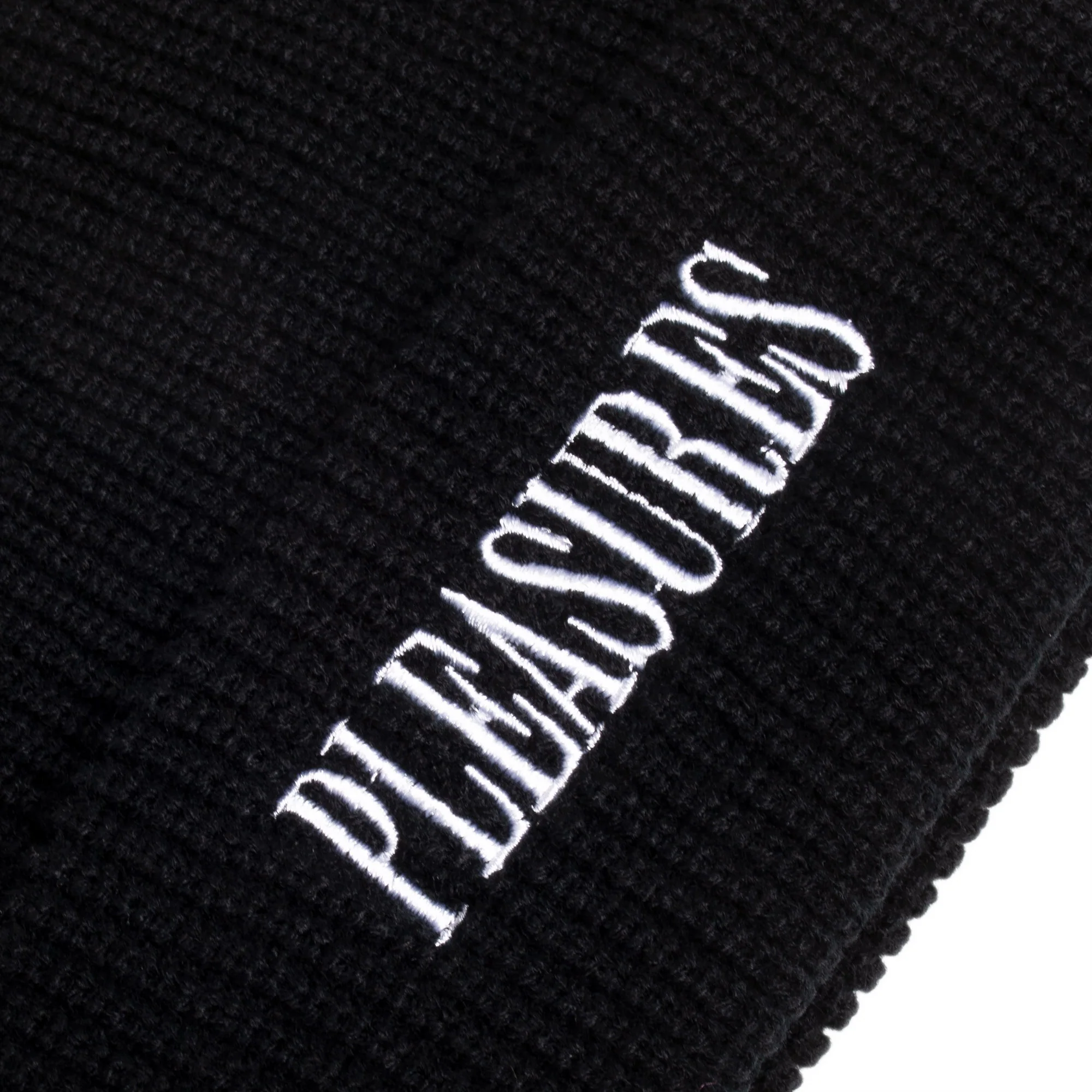 Pleasures Balance Logo Beanie 'Black' - Image 2