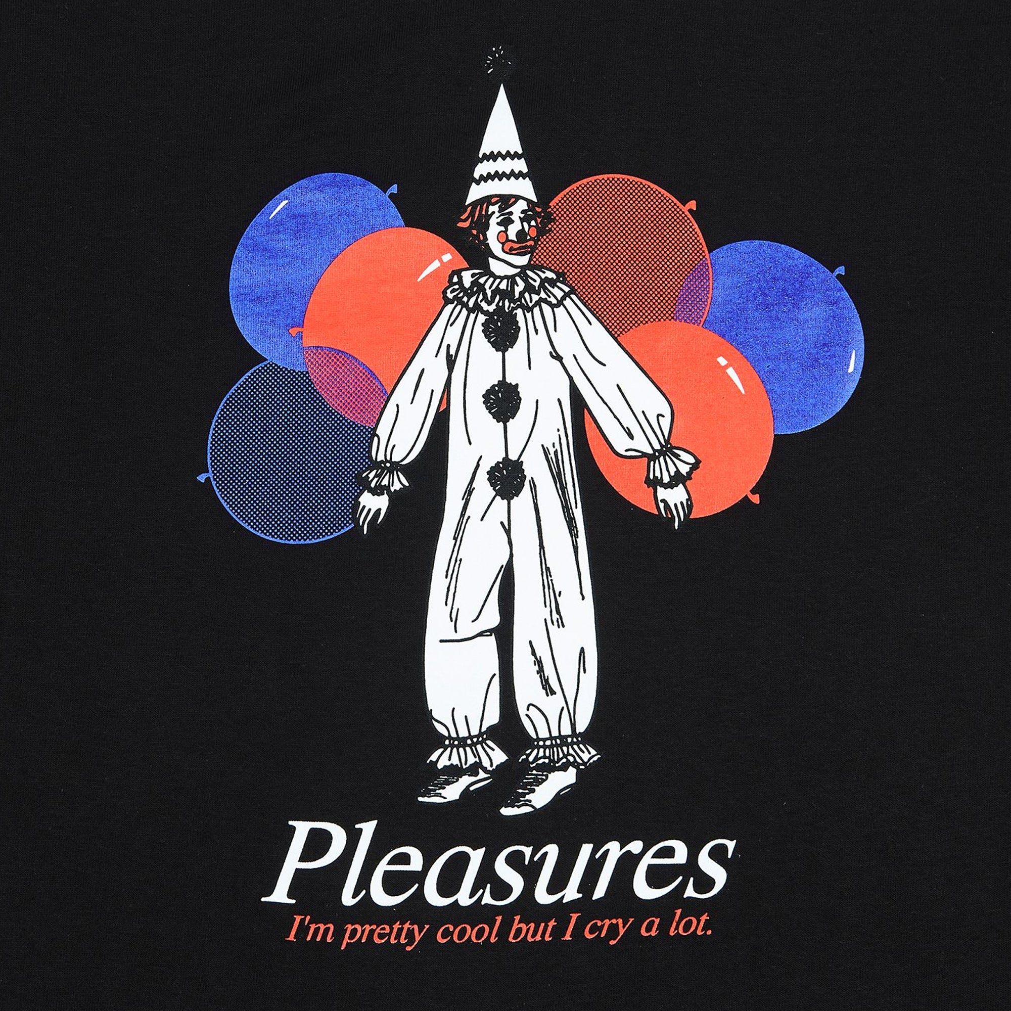 Pleasures Mens Amused T-Shirt 'Black' - Image 2