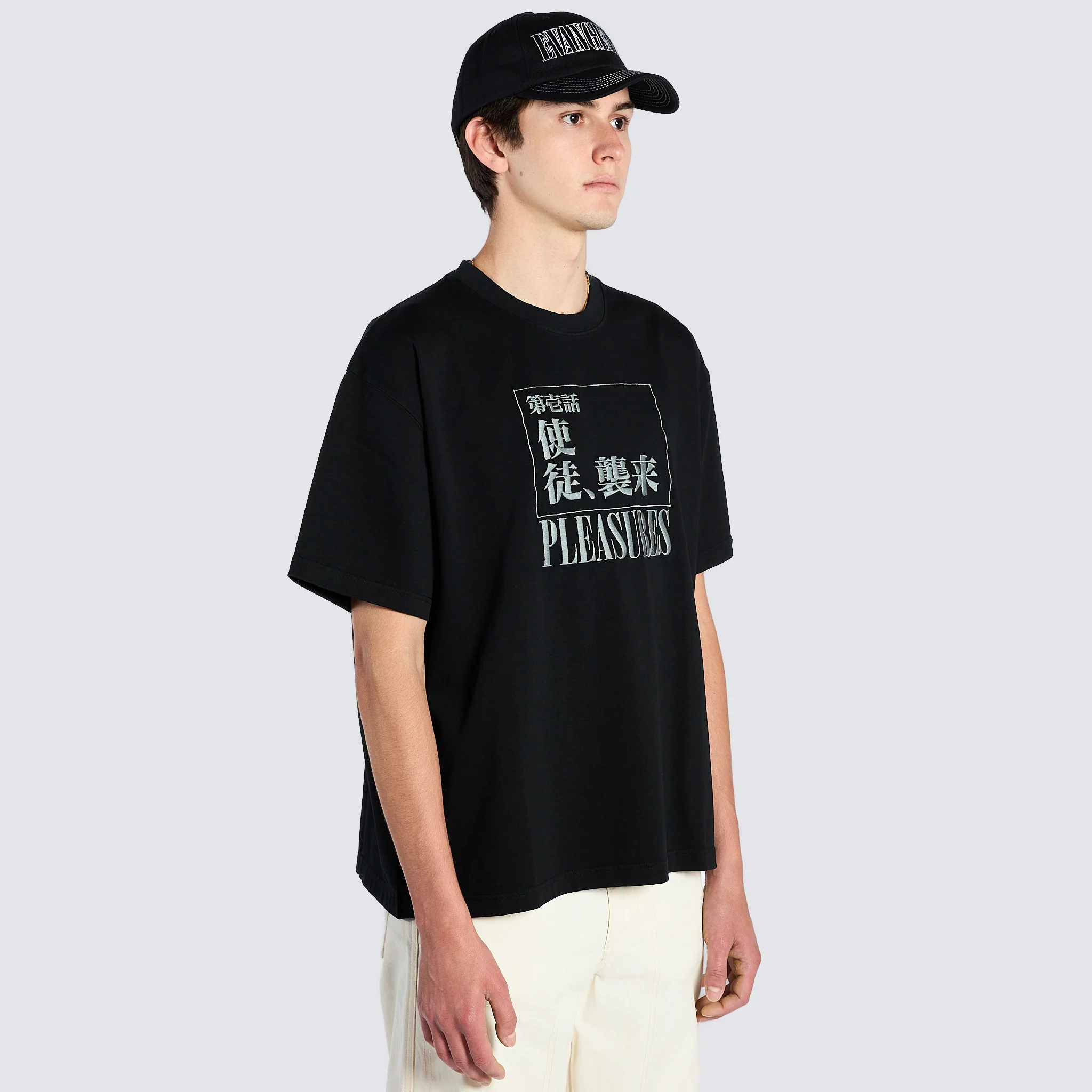 Pleasures x Evangelion Mens Angel Attack Heavyweight Tee - Image 2
