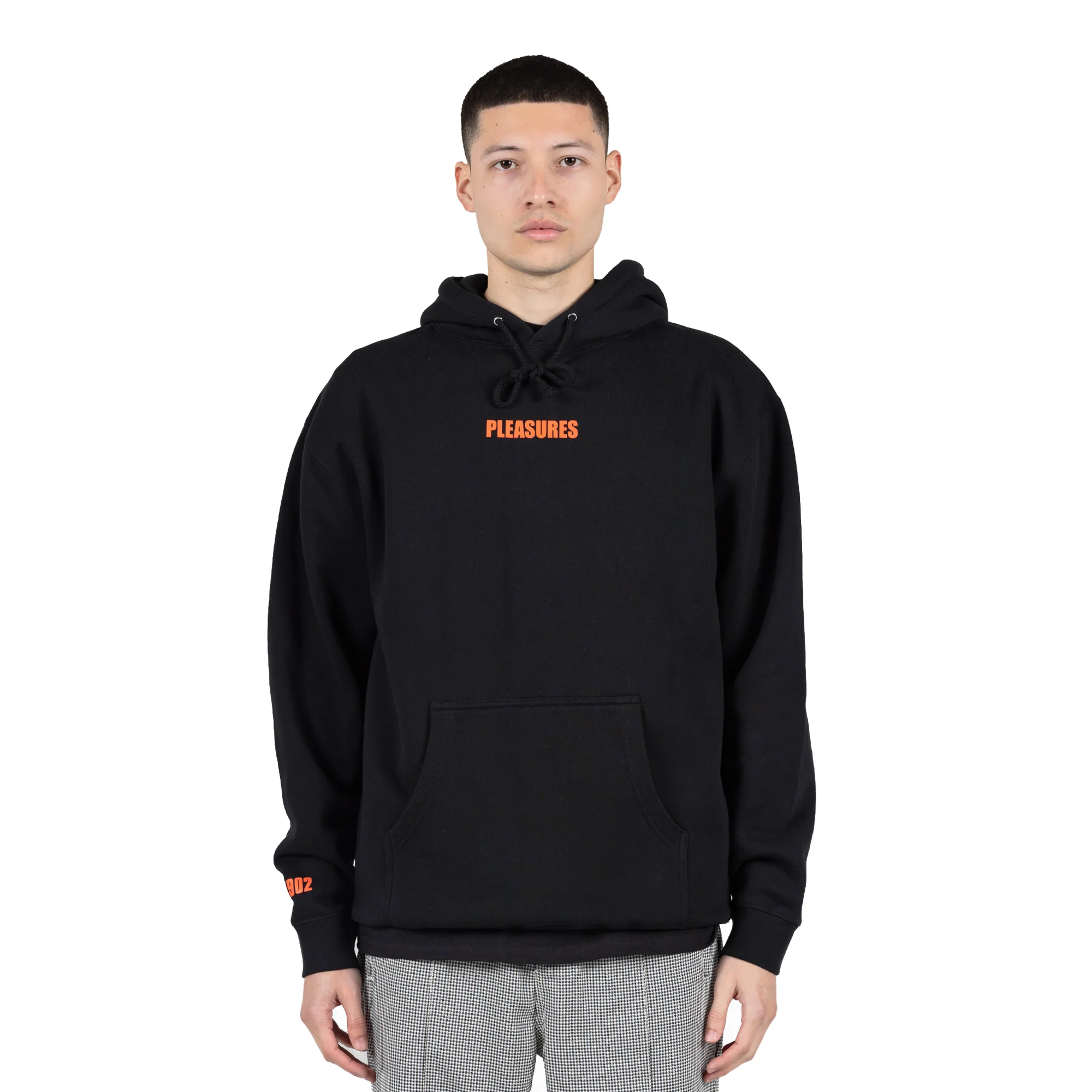 Pleasures Mens Art News Hoodie - Image 2