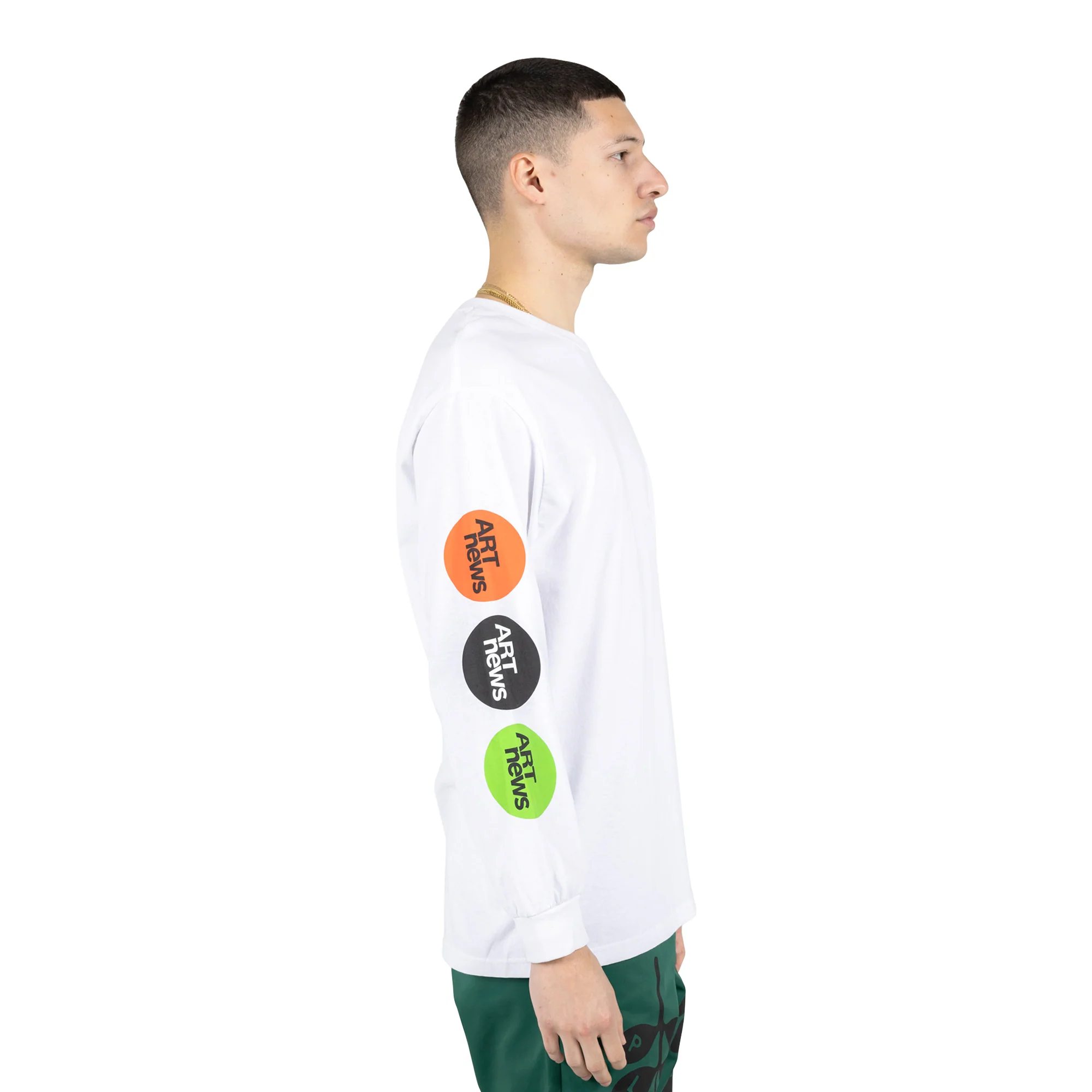 Pleasures Mens Art News LS Tee - Image 3