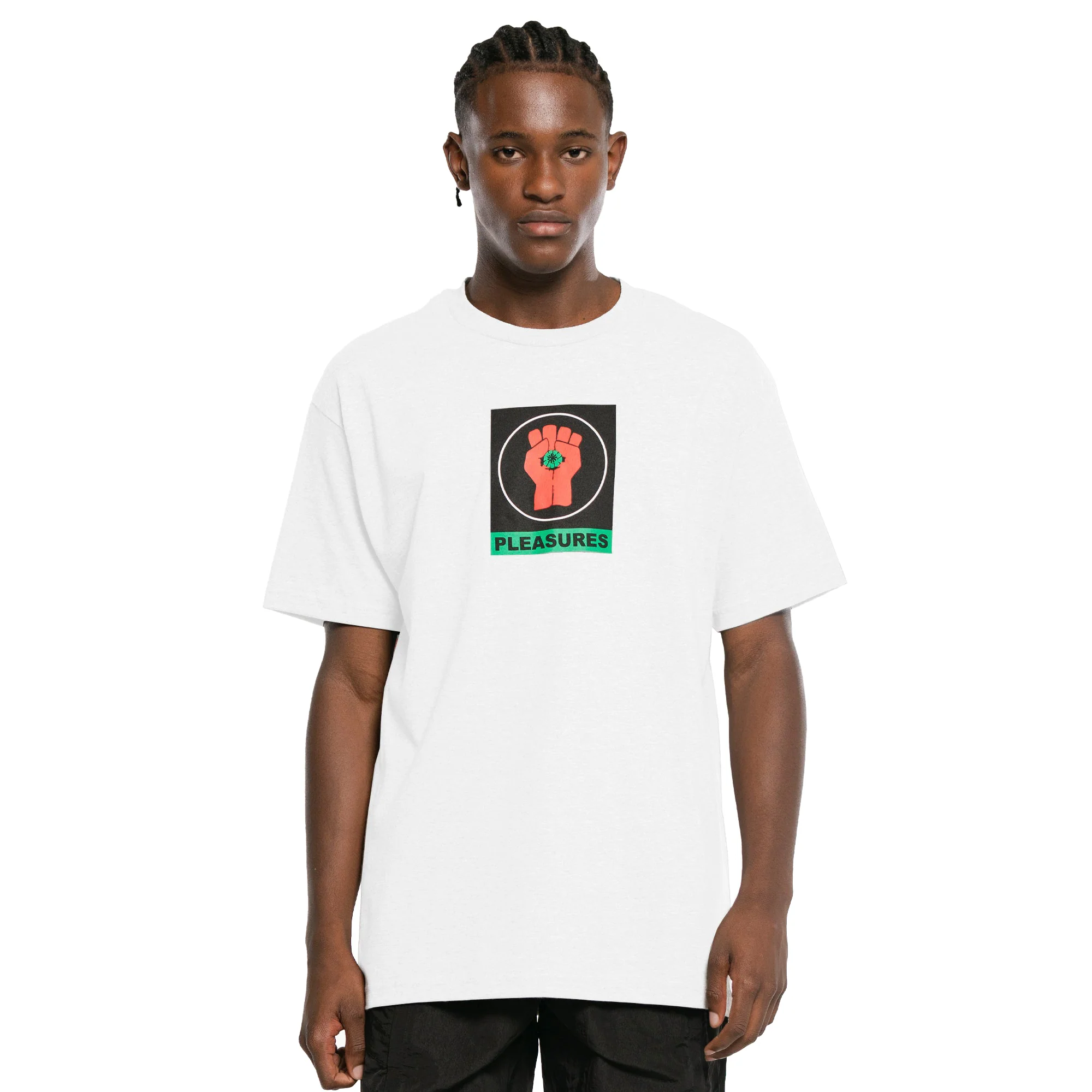 Pleasures Mens Badge SS Tee - Image 2