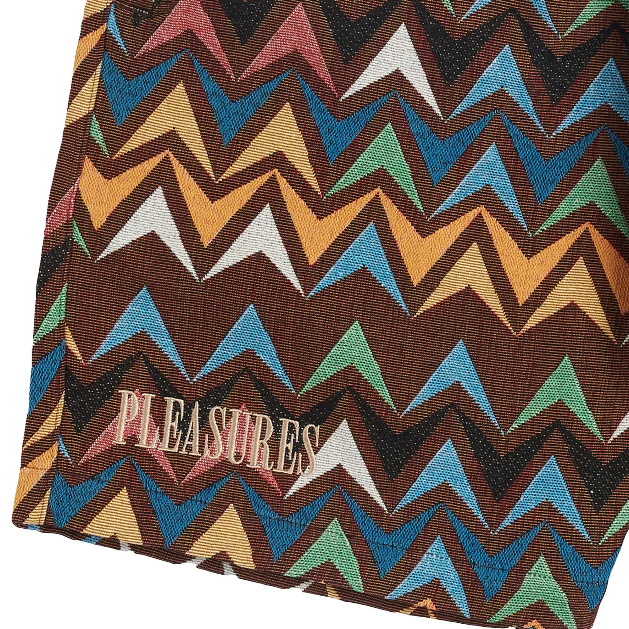 Pleasures Mens Basket Woven Shorts - Image 3