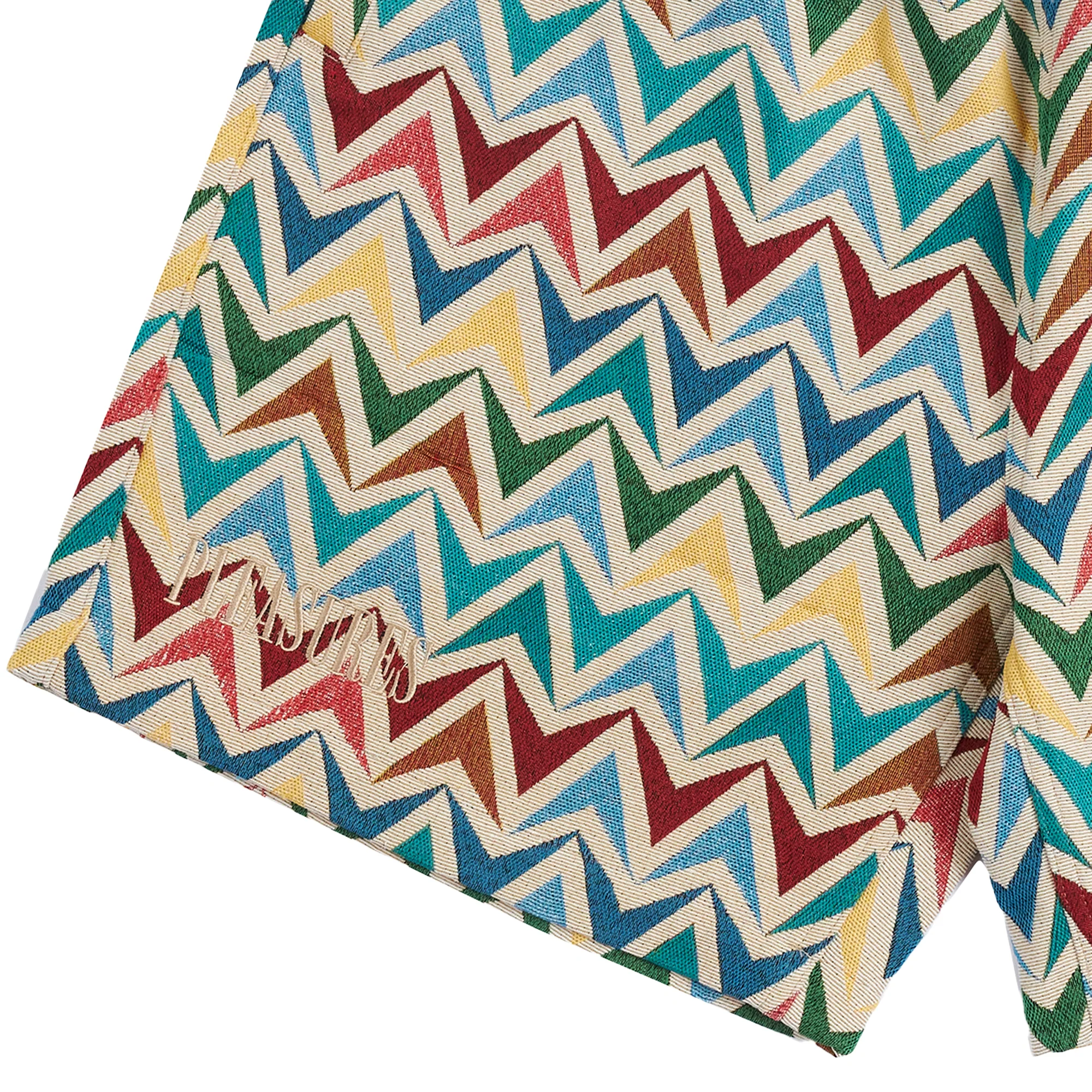 Pleasures Mens Basket Woven Shorts - Image 3