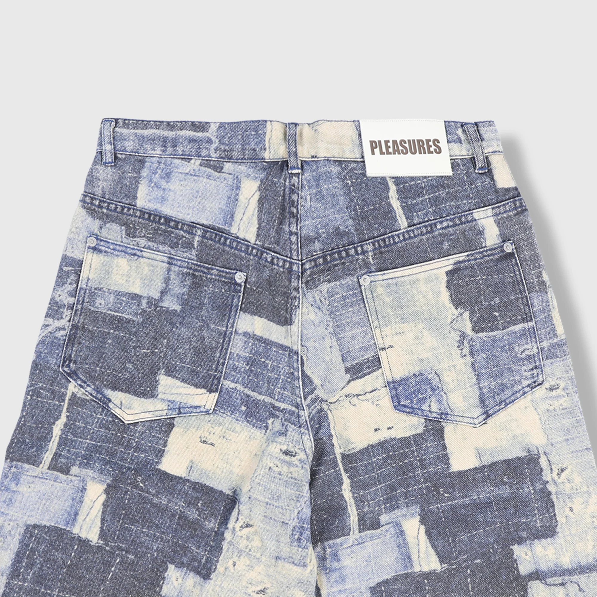 Pleasures Mens Boro Baggy Jorts - Image 4