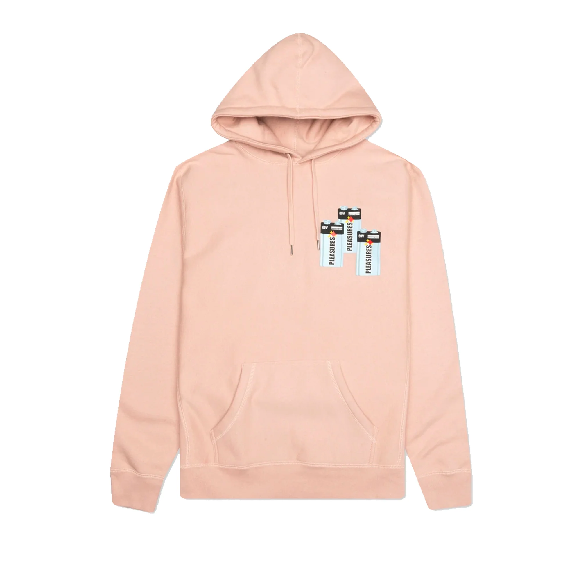 Pleasures Men Charge Preomium Dusty Rose Hoody