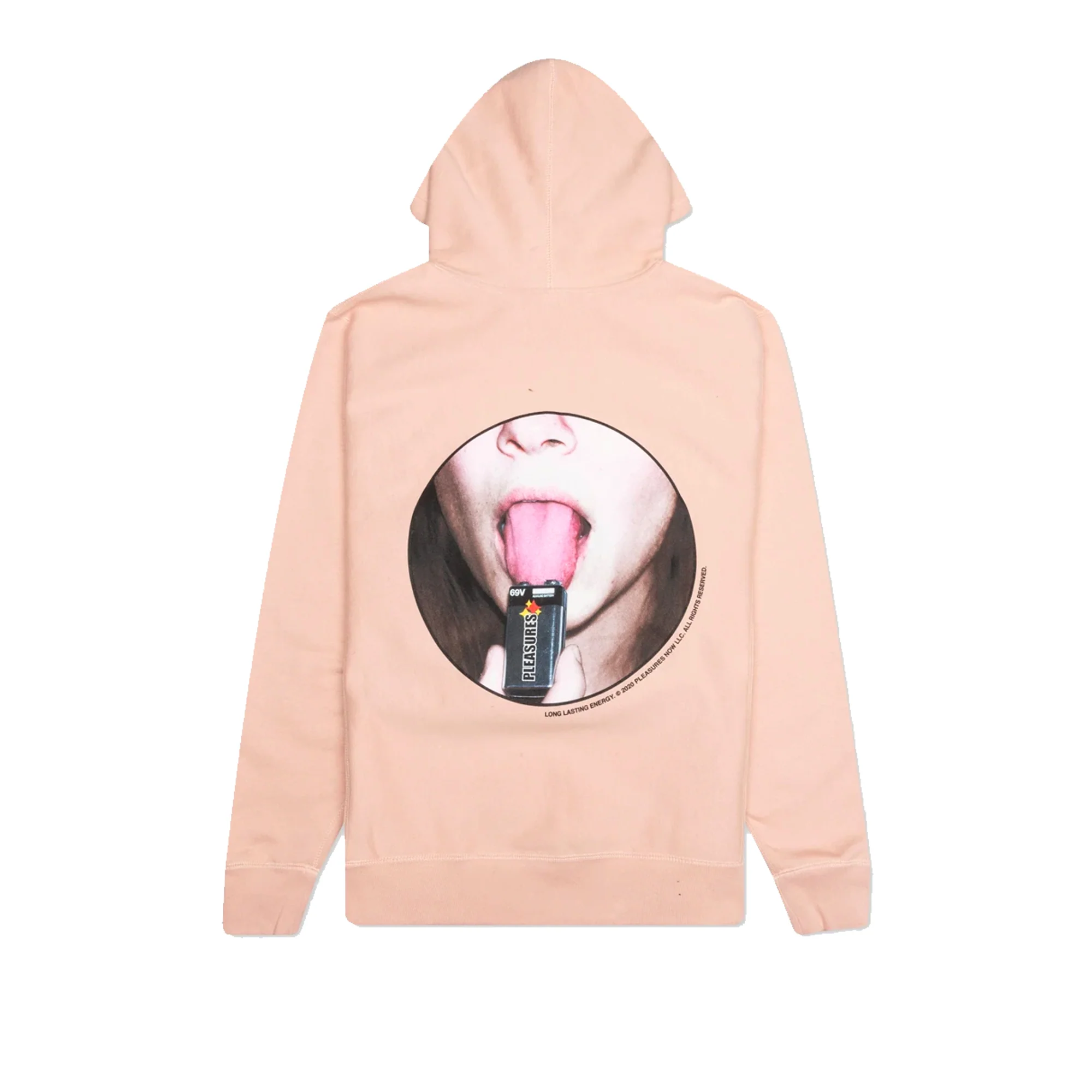Pleasures Men Charge Preomium Dusty Rose Hoody - Image 2