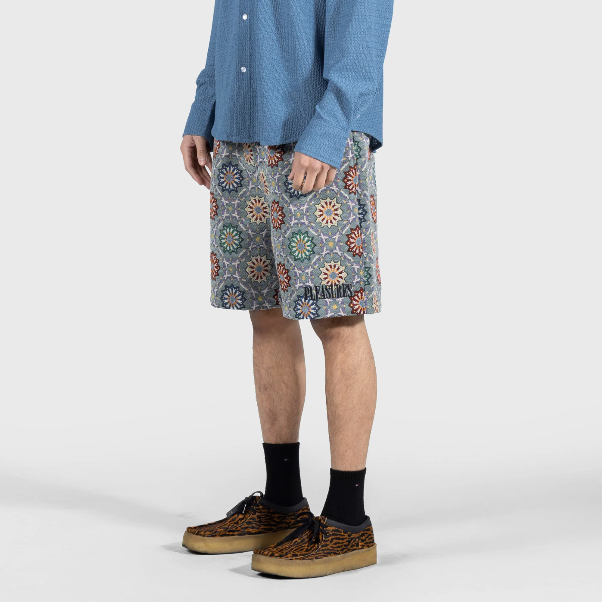 Pleasures Mens Coffer Shorts - Image 3