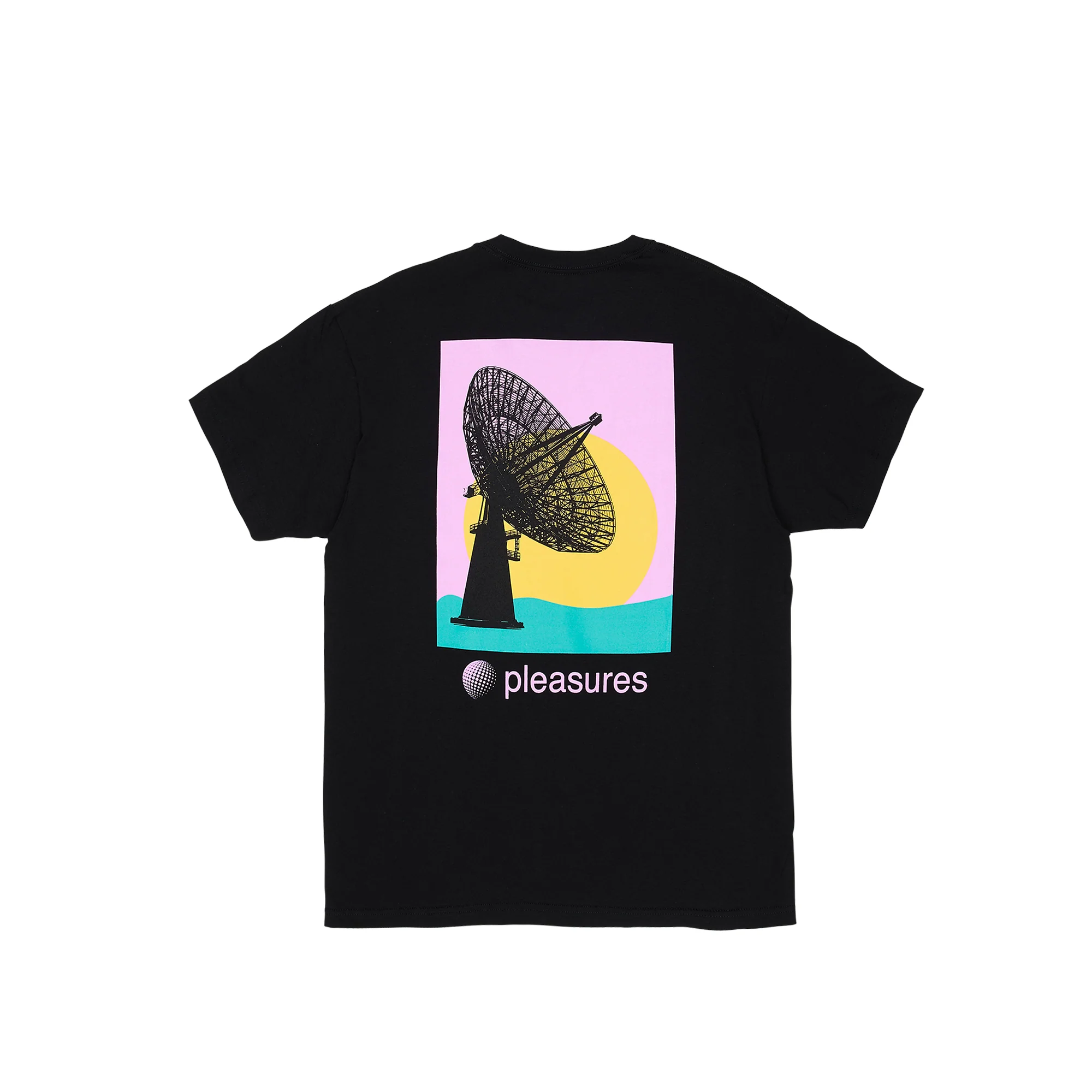 Pleasures Mens Communication T-Shirt 'Black' - Image 2