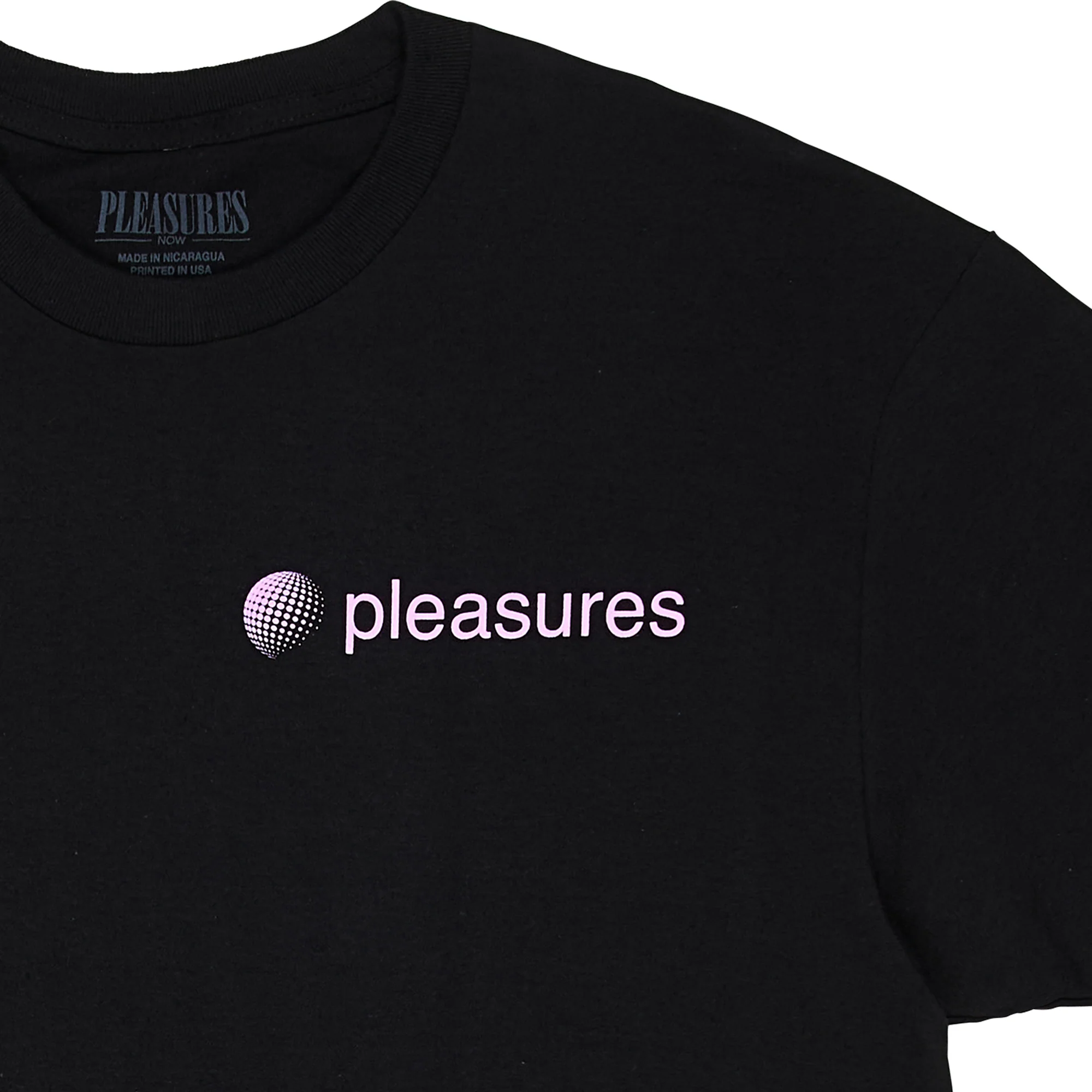 Pleasures Mens Communication T-Shirt 'Black' - Image 3