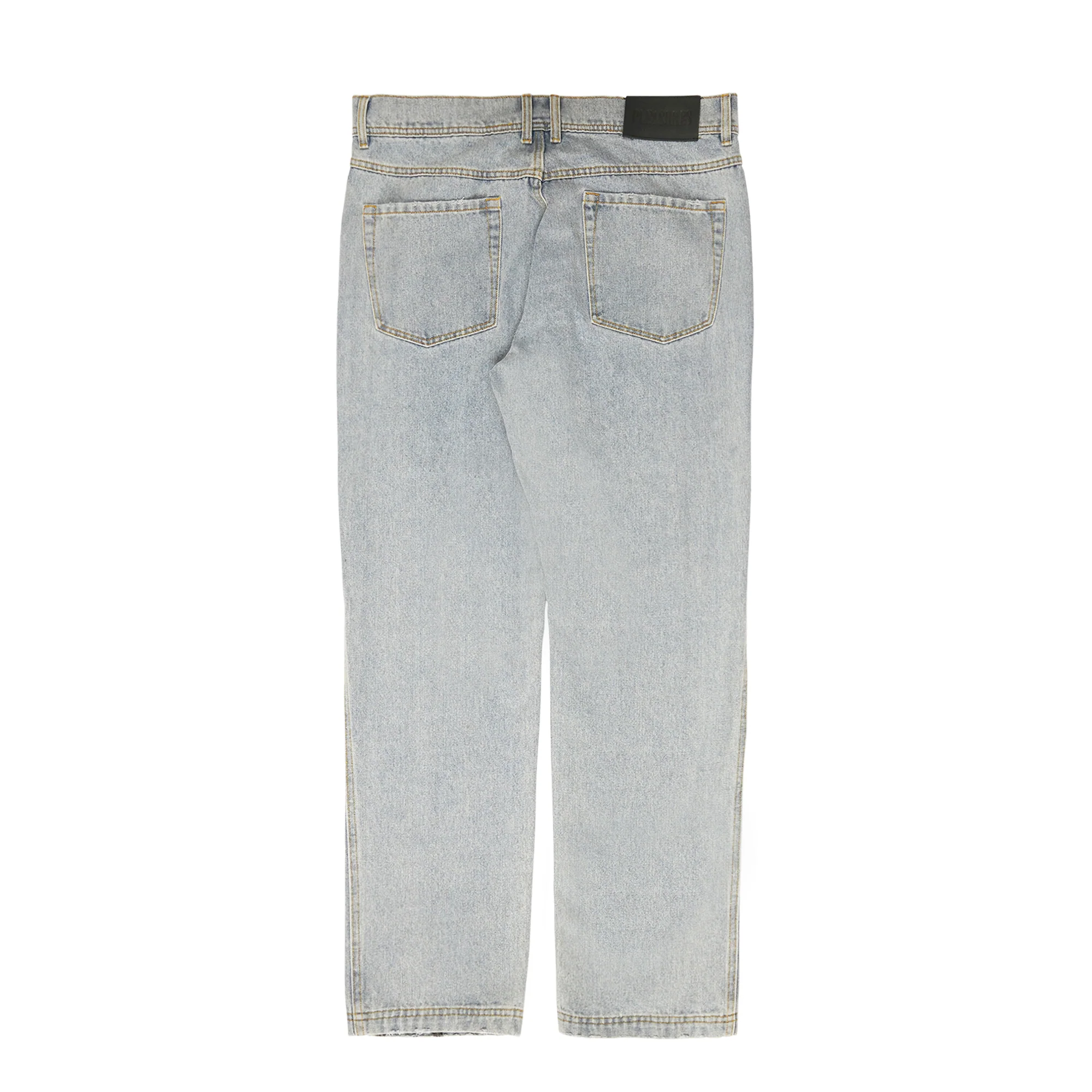 Pleasures Mens Crawler Denim Pants 'Blue' - Image 2