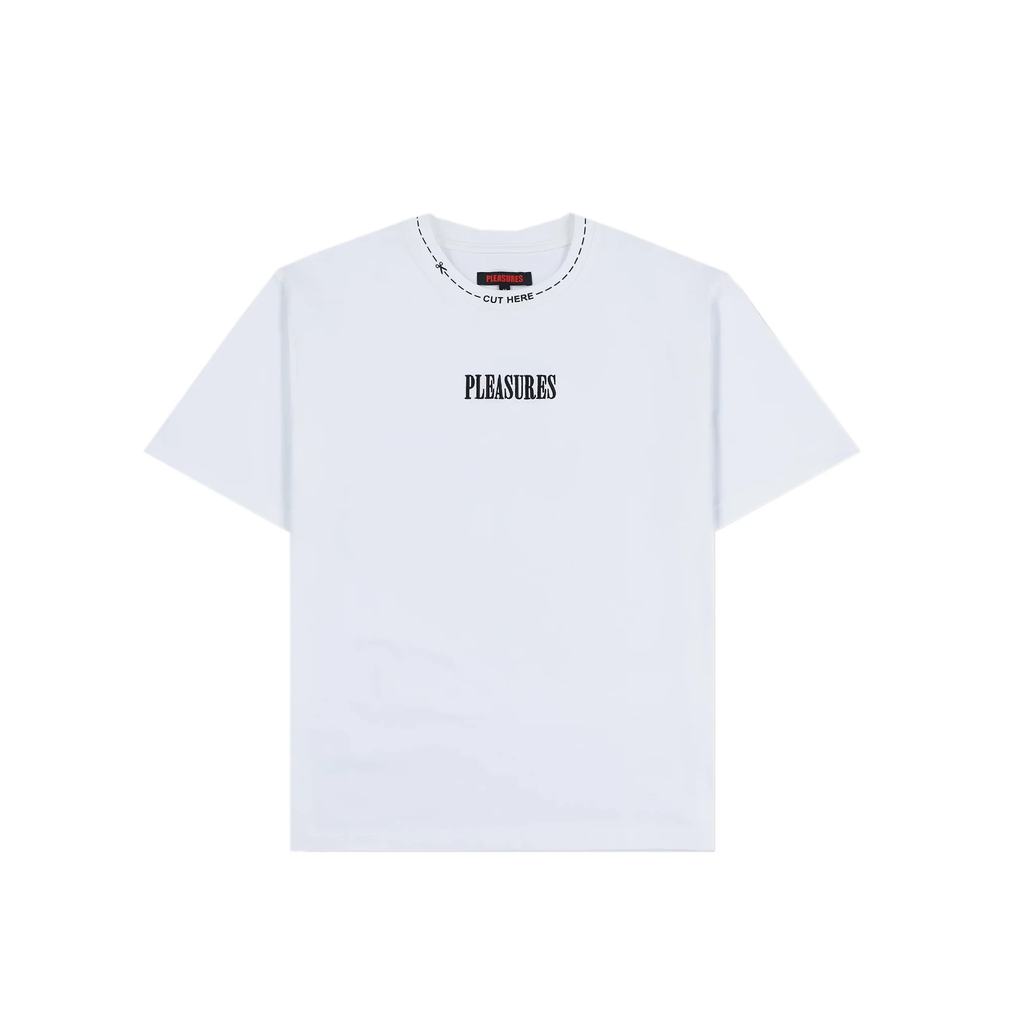 Pleasures Mens Cut Here Heavyweight Tee