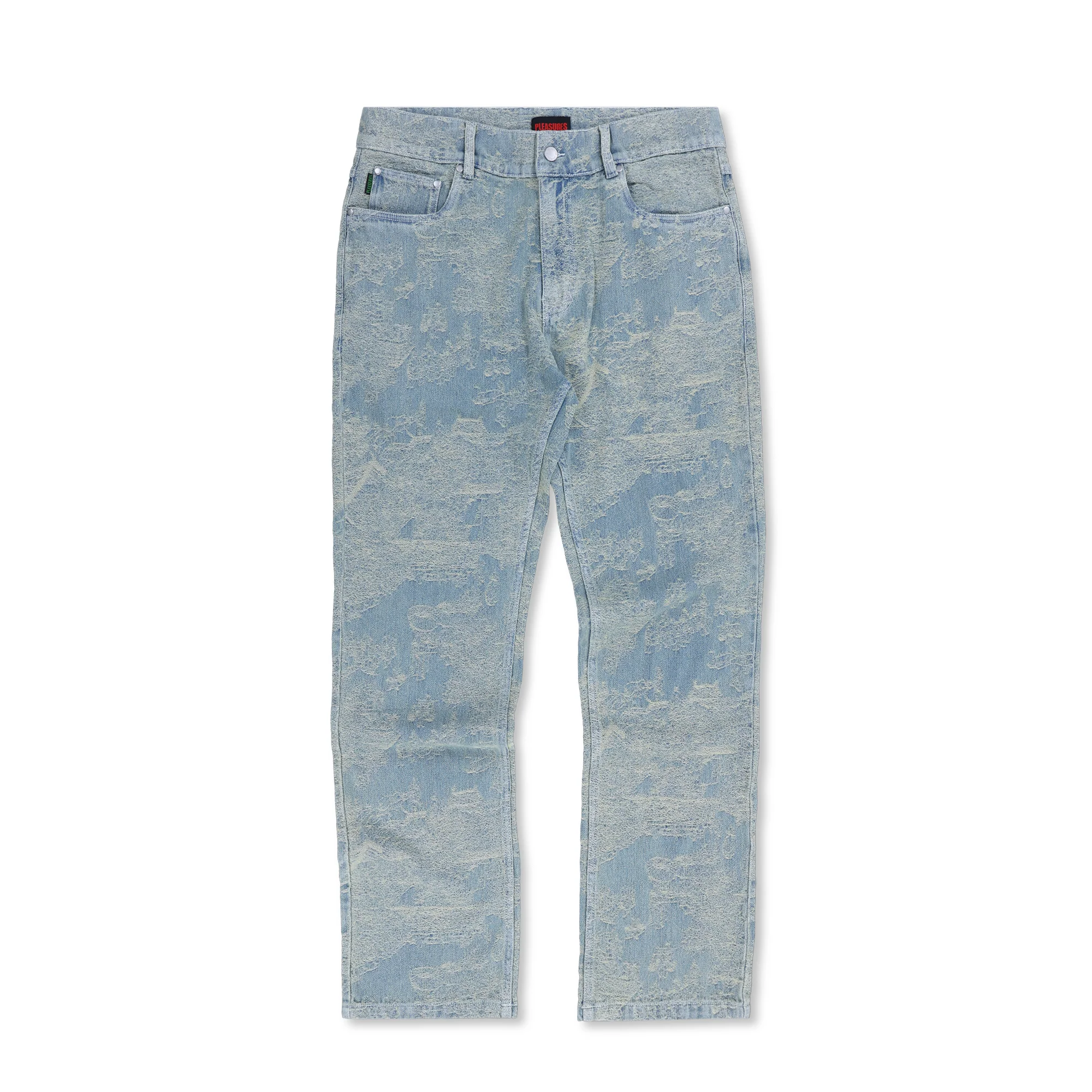 Pleasures Mens Dizzy 5 Pocket Denim Pants