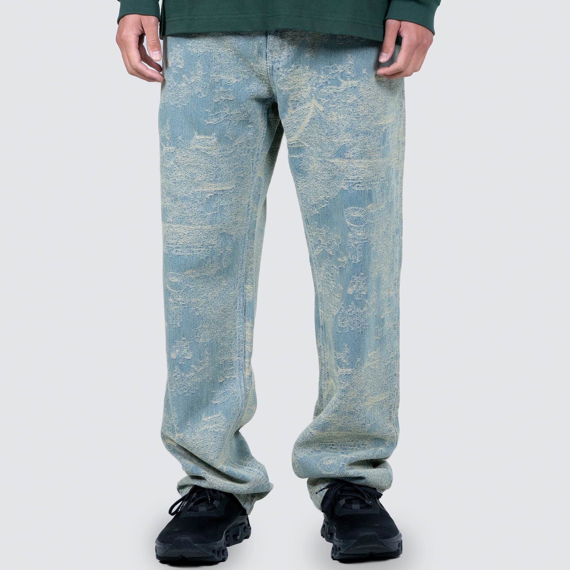 Pleasures Mens Dizzy 5 Pocket Denim Pants - Image 2