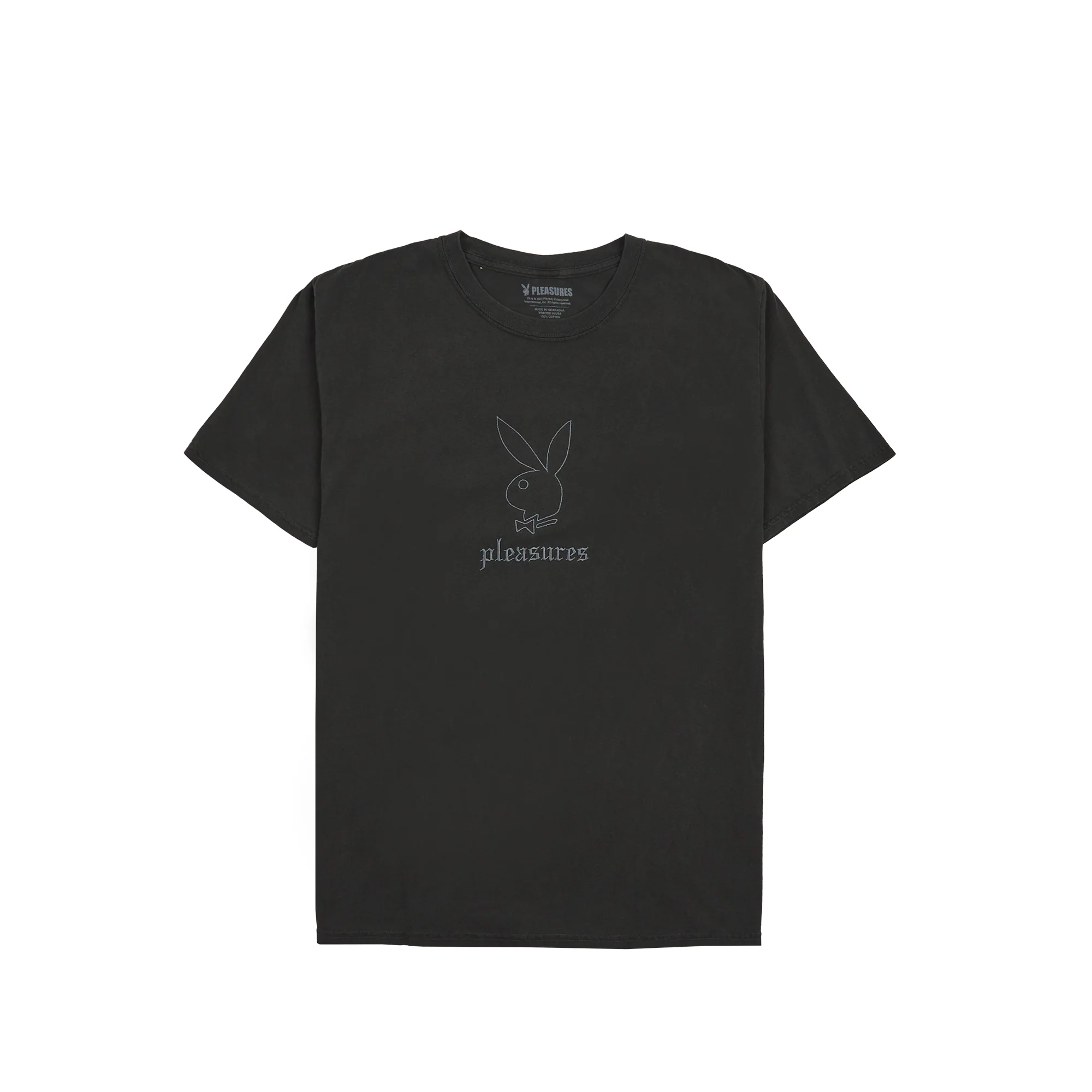 Pleasures Mens Entertainment Pigment Dye SS Tee