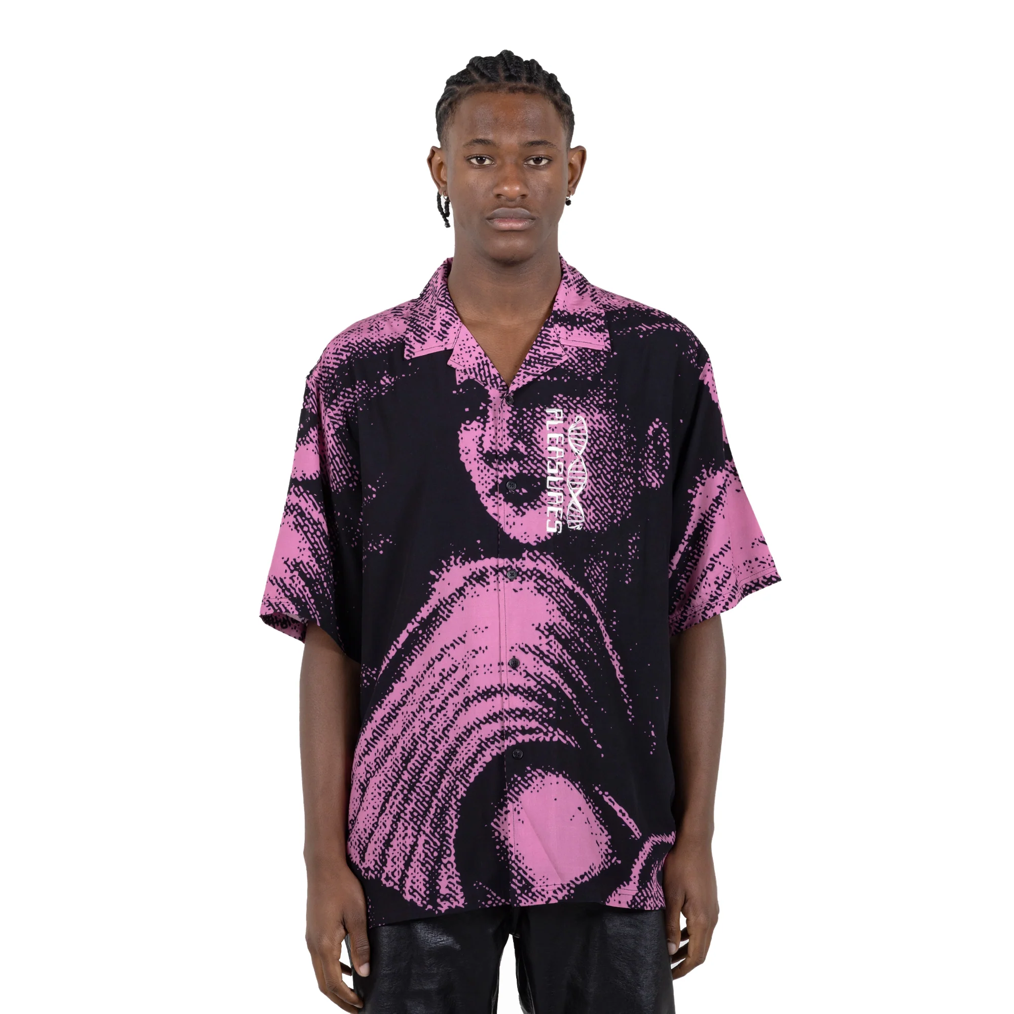 Pleasures Mens Femme Camp Collar Button Down - Image 2