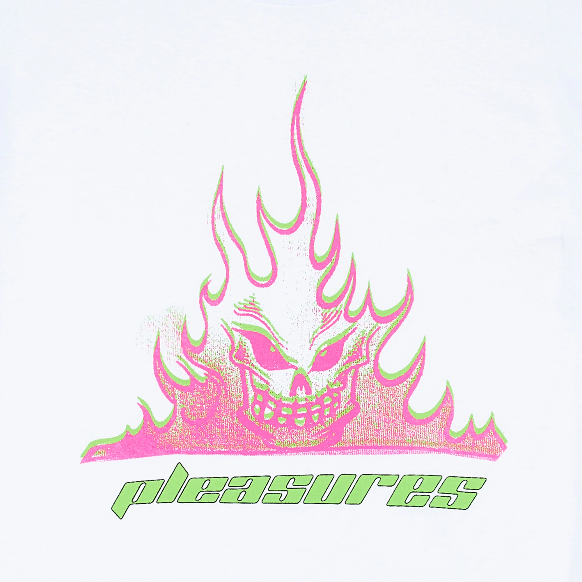 Pleasures Mens Flameboy T-Shirt 'White' - Image 2