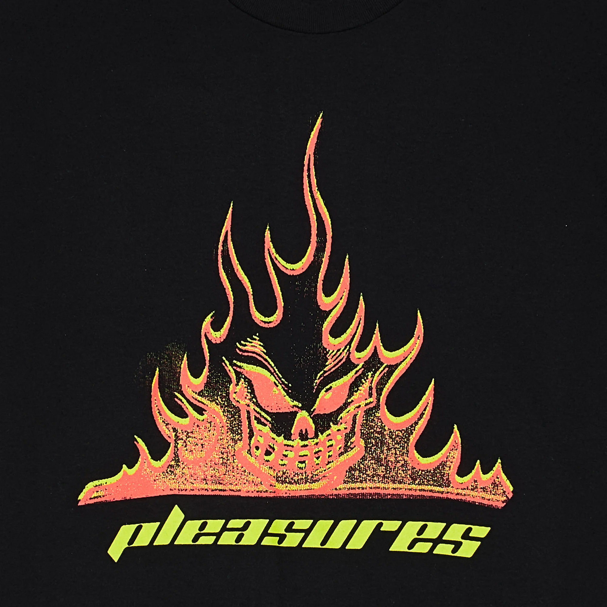 Pleasures Mens Flameboy T-Shirt 'Black' - Image 2