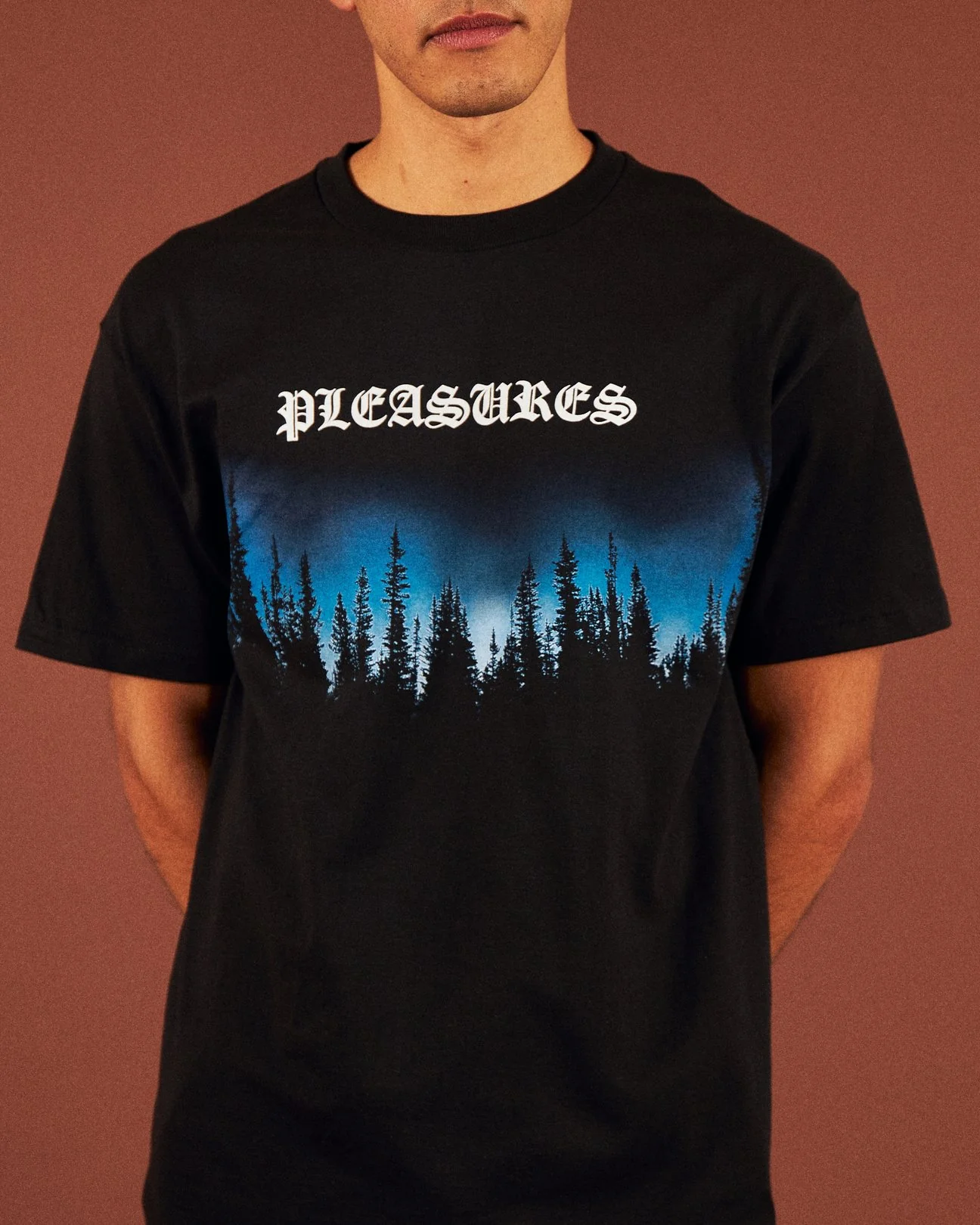 Pleasures Men Forest Black T-Shirt - Image 3
