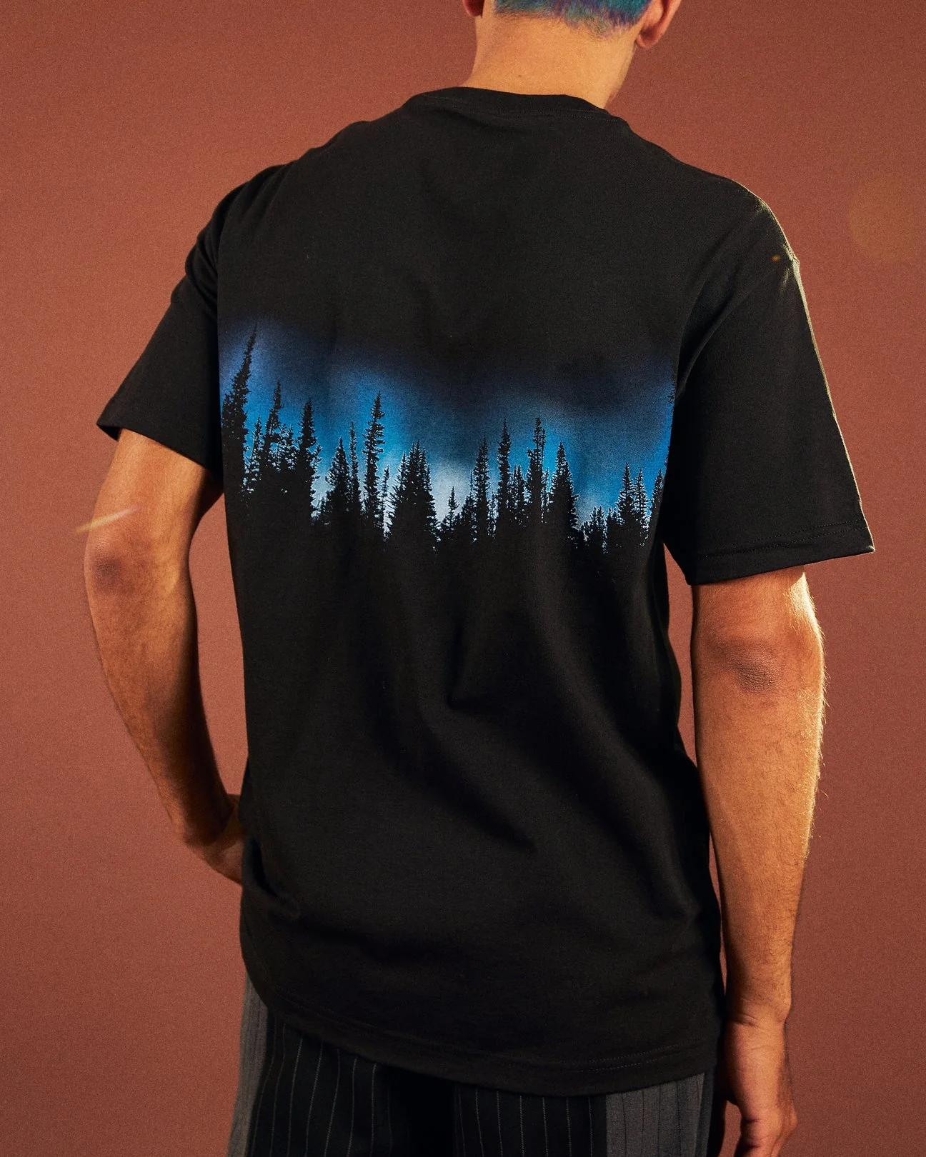 Pleasures Men Forest Black T-Shirt - Image 4