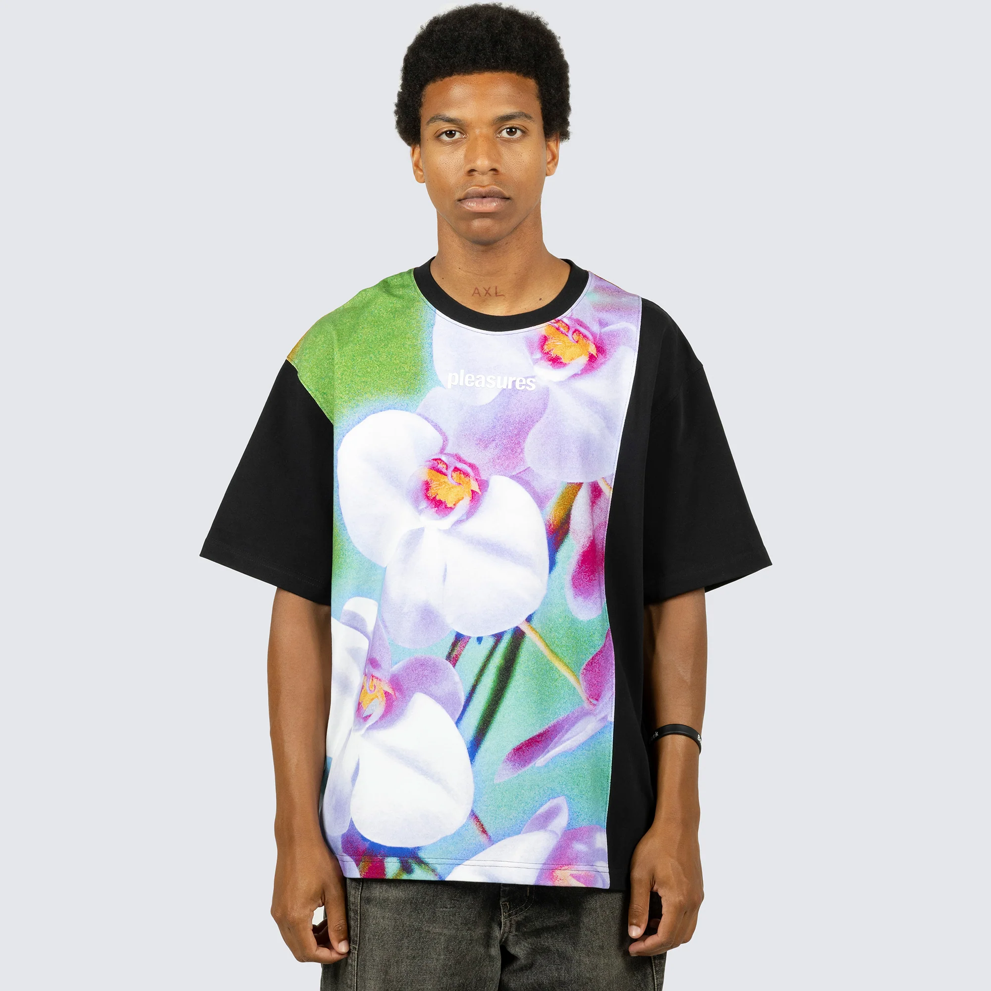Pleasures Mens Gallery Full Print SS Tee - Image 2