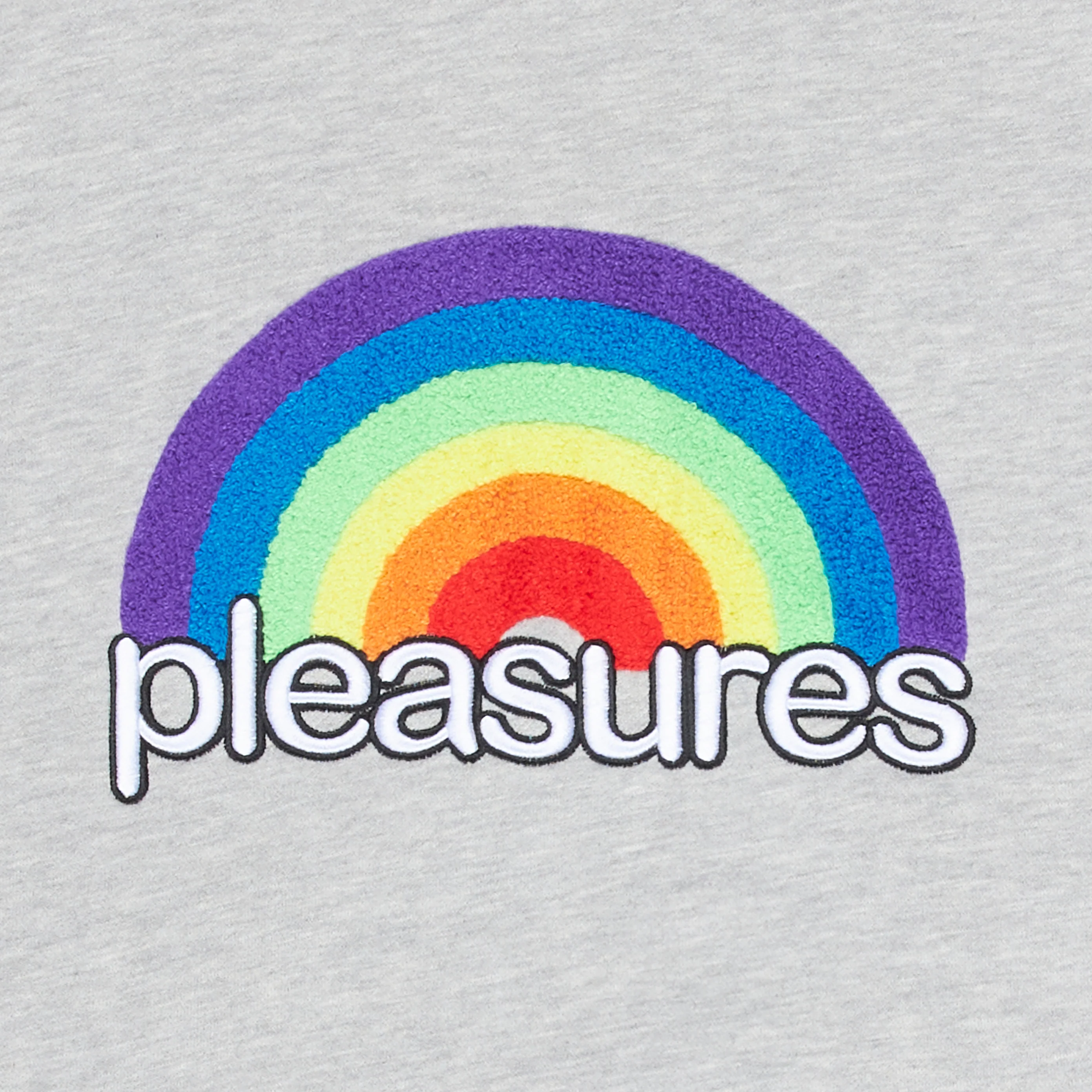 Pleasures Mens Good Time Hoody 'Heather Grey' - Image 2
