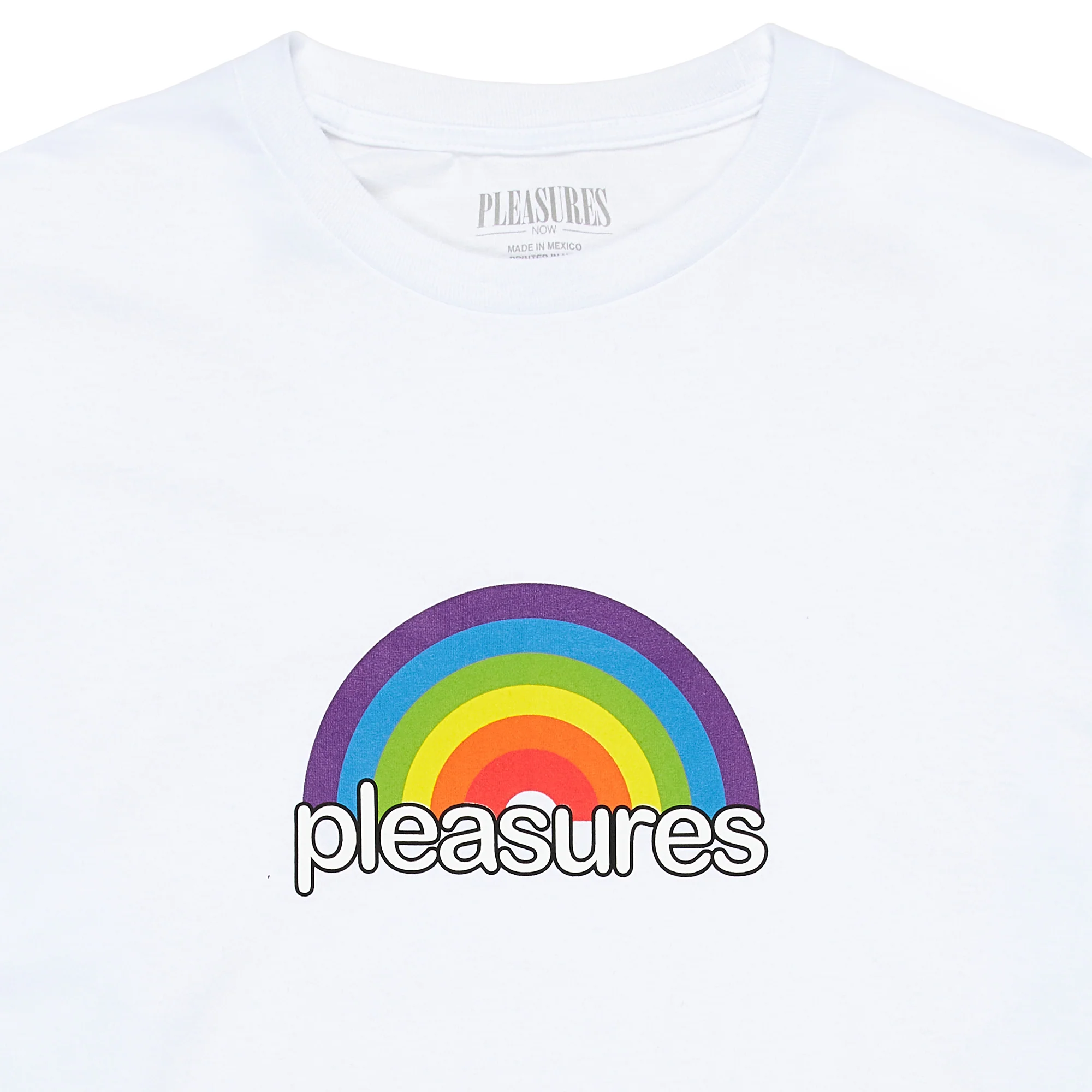 Pleasures Mens Good Time Long Sleeve T-Shirt 'White' - Image 2