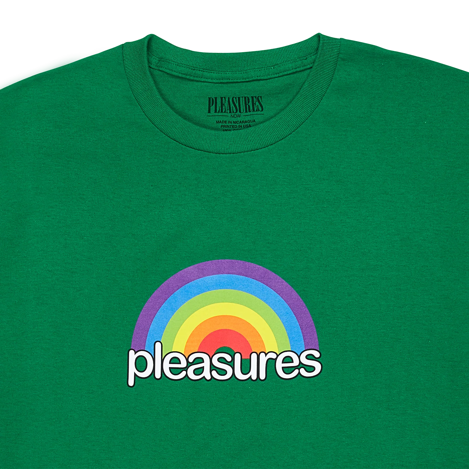 Pleasures Mens Good Time T-Shirt 'Kelly Green' - Image 2