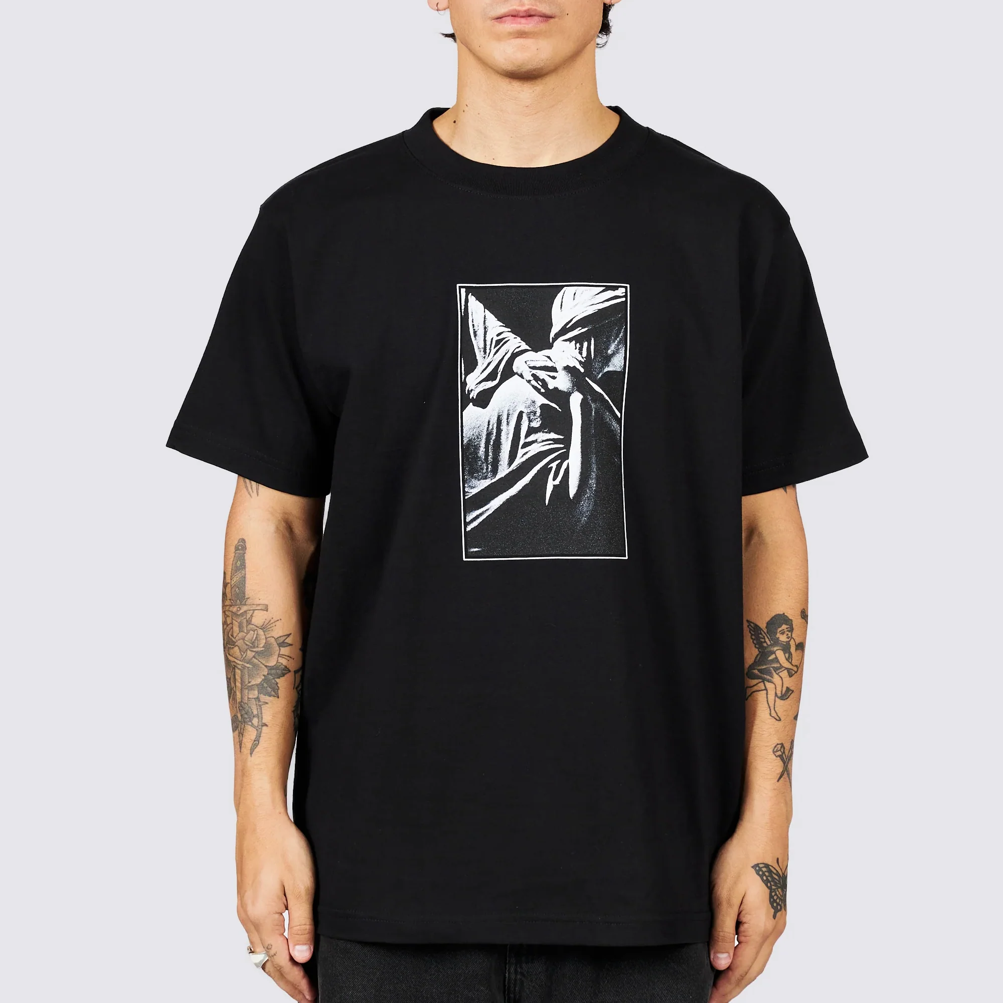 Pleasures x Joy Division Mens Hands Tee - Image 3