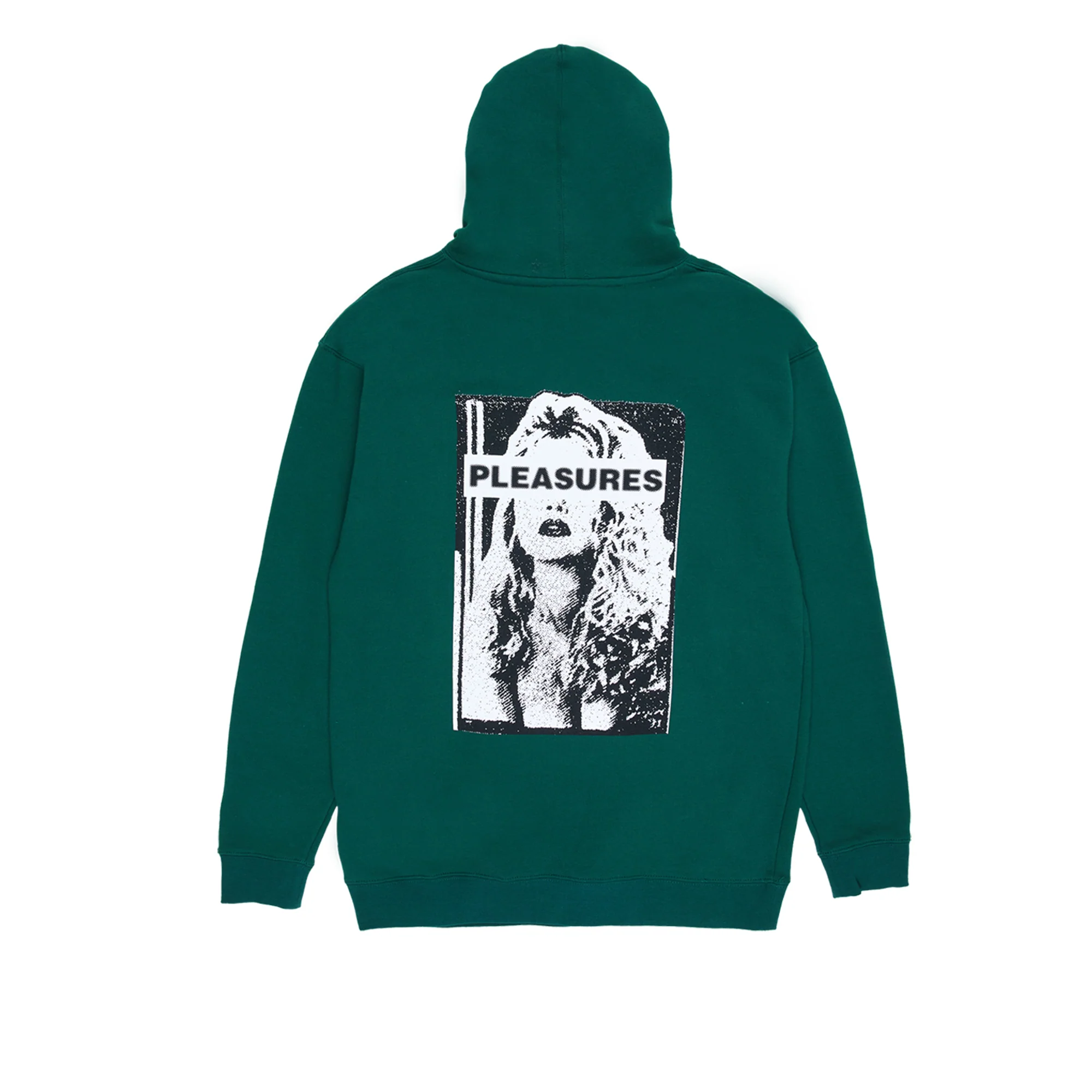 Pleasures Mens 'Forest Green' Hate Free Hoodie - Image 2