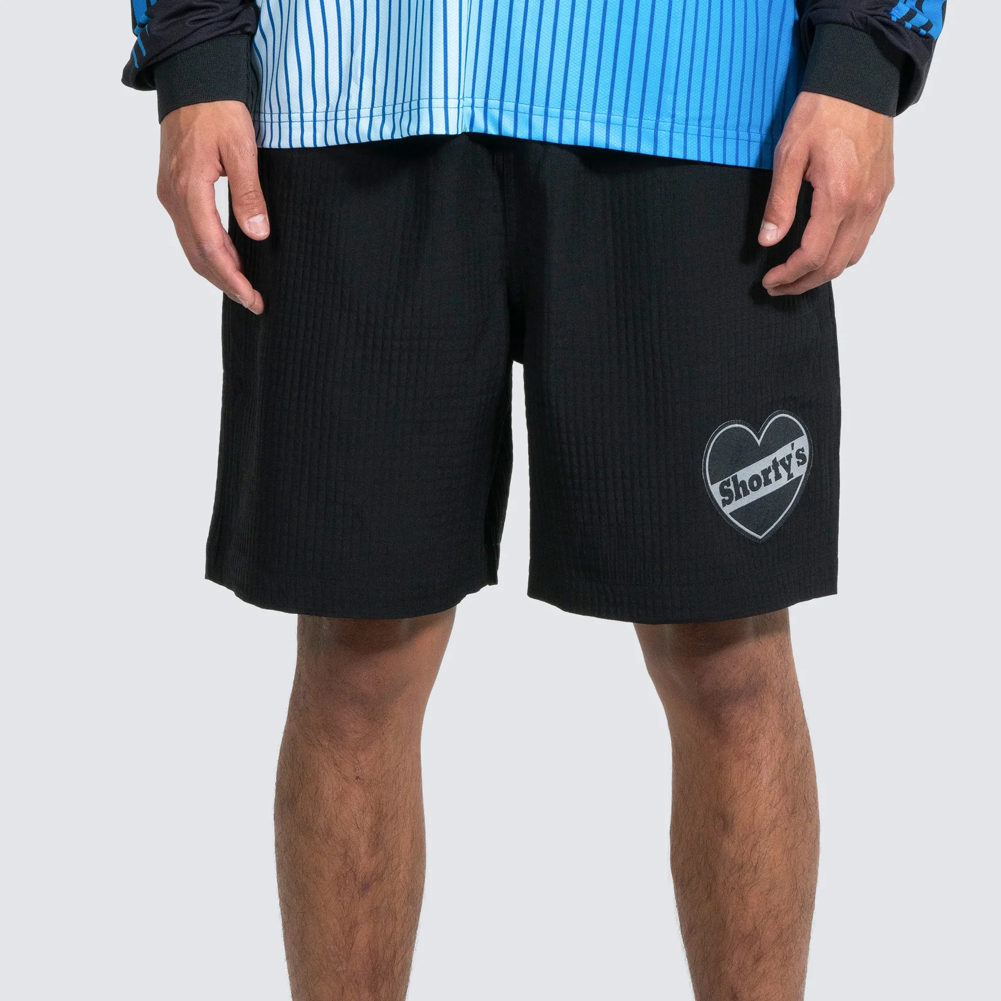 Pleasures x Shorty's Mens Heart Sport Shorts - Image 2